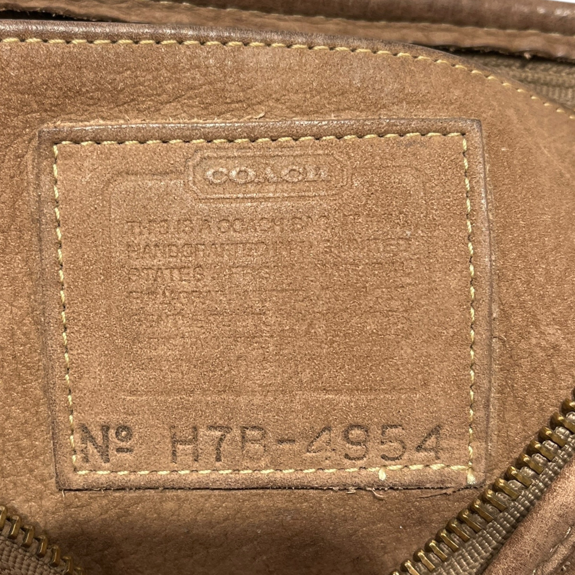 COACH/Cross Body Bag/Suede/CML/4954 suede view 3