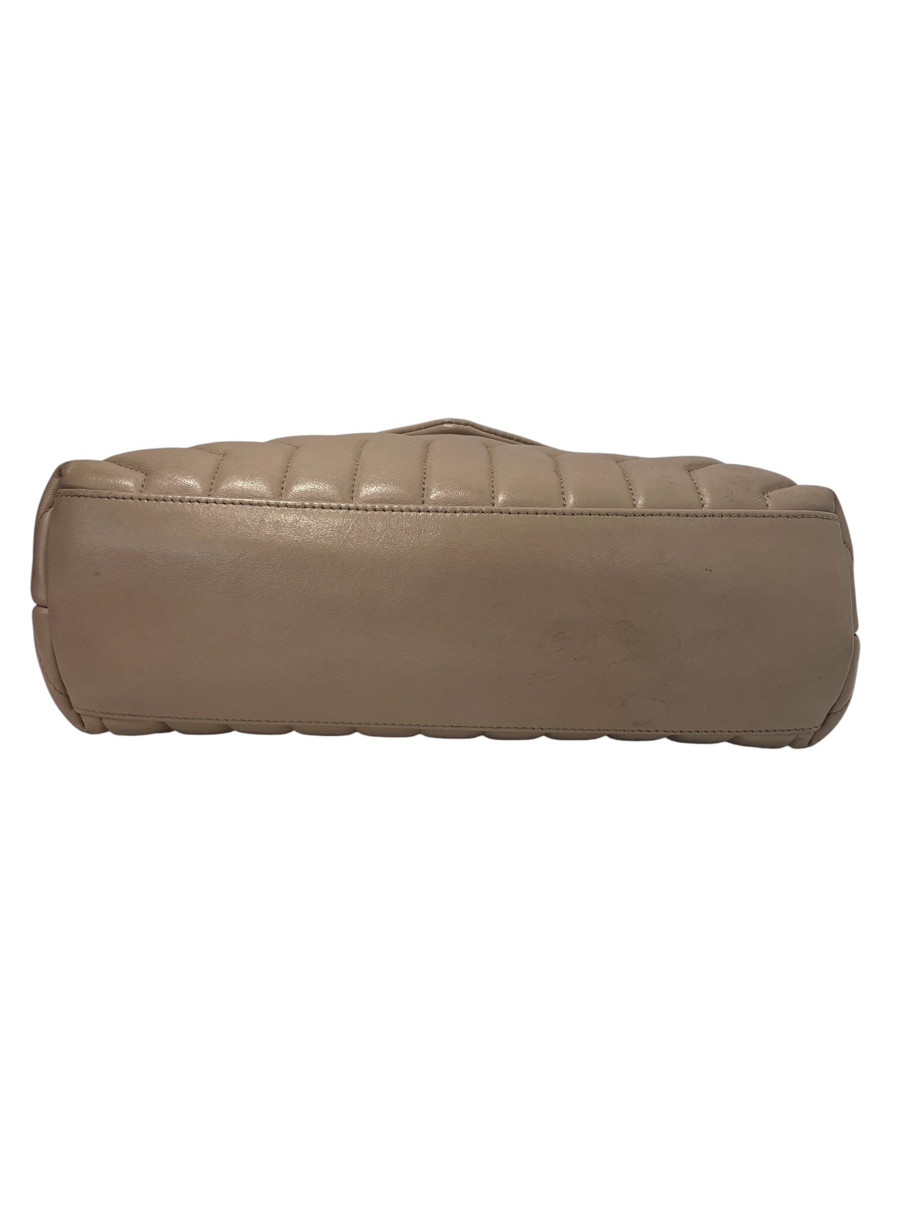 YVES SAINT LAURENT/Hand Bag/Leather/CRM/Nude/cream calfskin quilted view 7