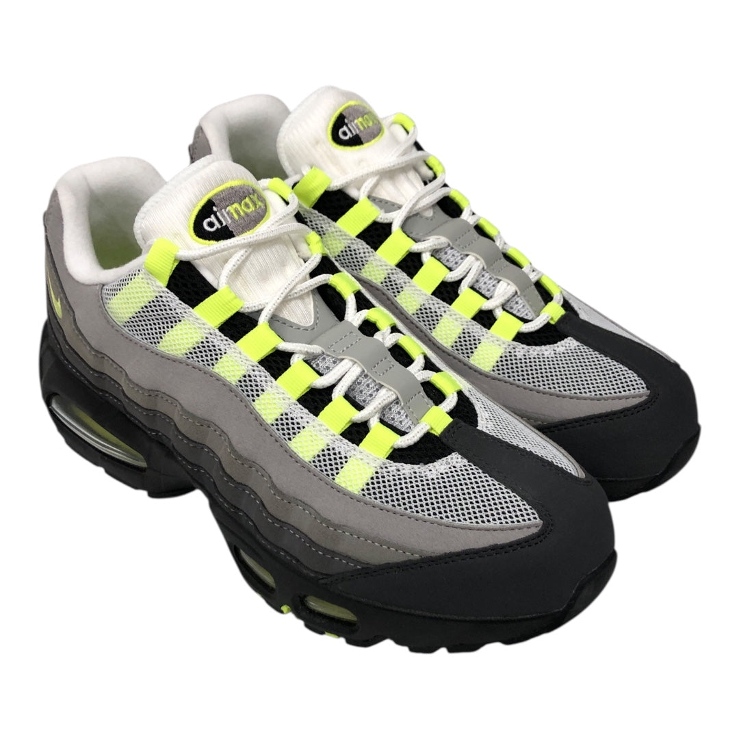NIKE/Low-Sneakers/US 9.5/Stripe/Suede/SLV/Air Max 95 OG Big Bubble Neon view 1
