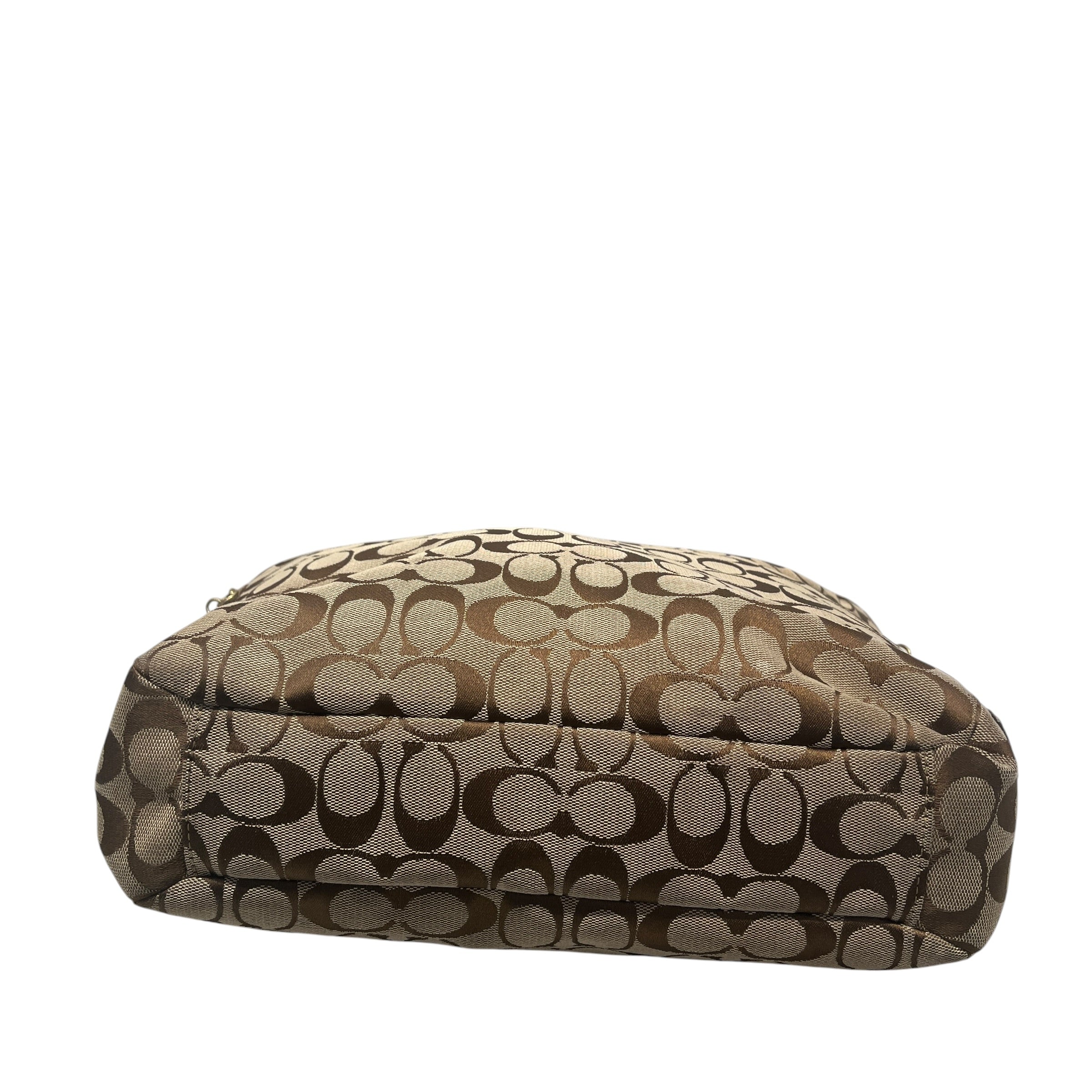 COACH/Hand Bag/All Over Print/Cotton/CML/zipper on the sides view 3