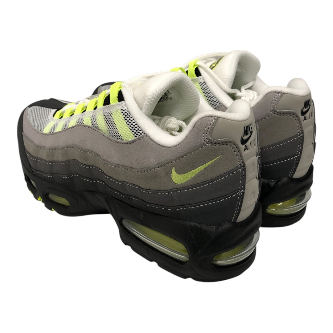 NIKE/Low-Sneakers/US 9.5/Stripe/Suede/SLV/Air Max 95 OG Big Bubble Neon view 2