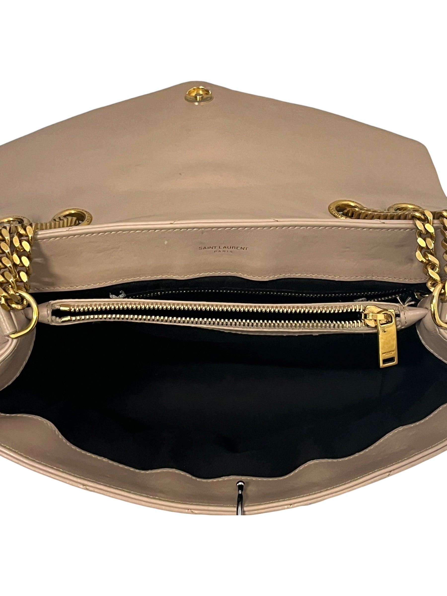 YVES SAINT LAURENT/Hand Bag/Leather/CRM/Nude/cream calfskin quilted view 4