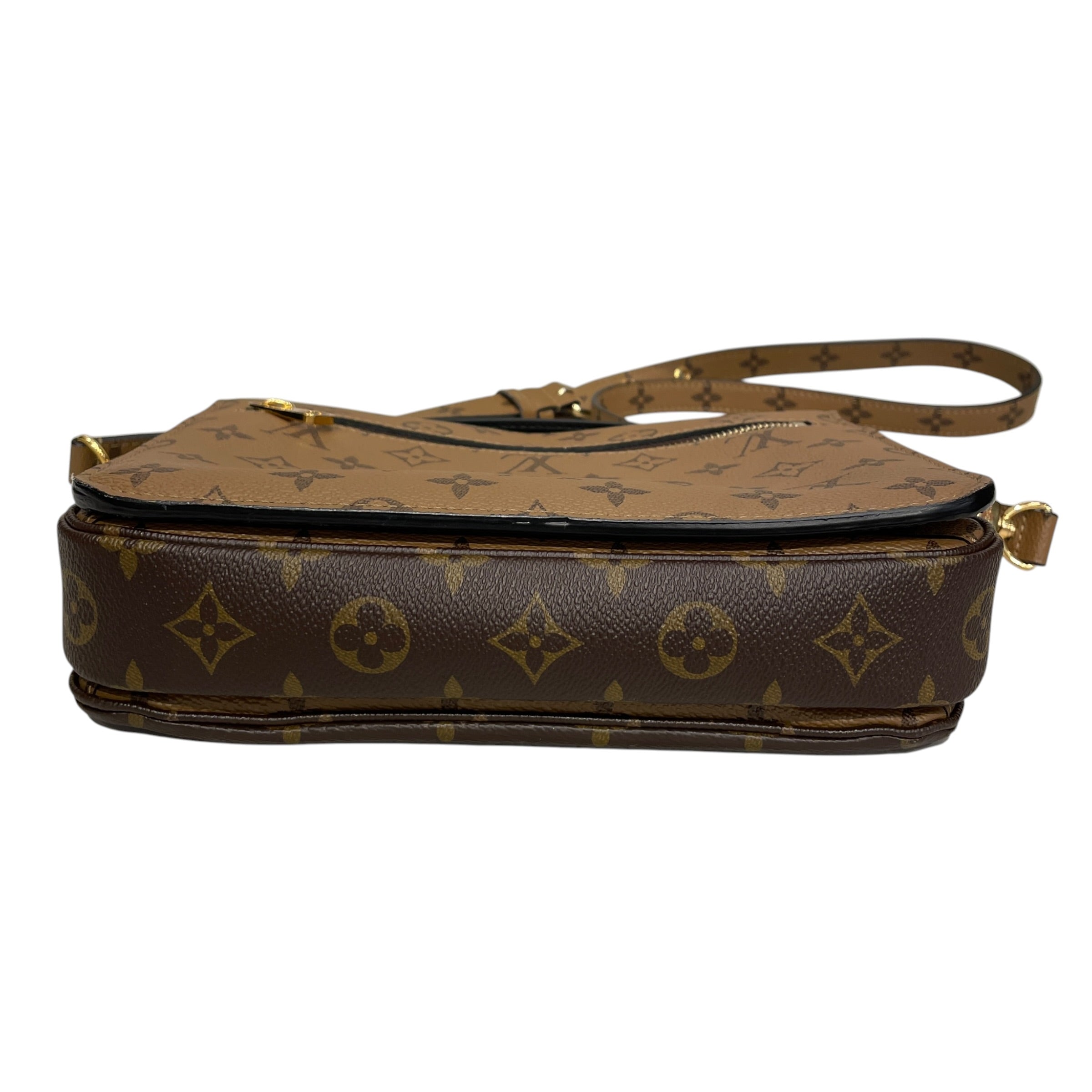 LOUIS VUITTON/Cross Body Bag/Monogram/Leather/BRW/MONOGRAM POCHETTE view 3