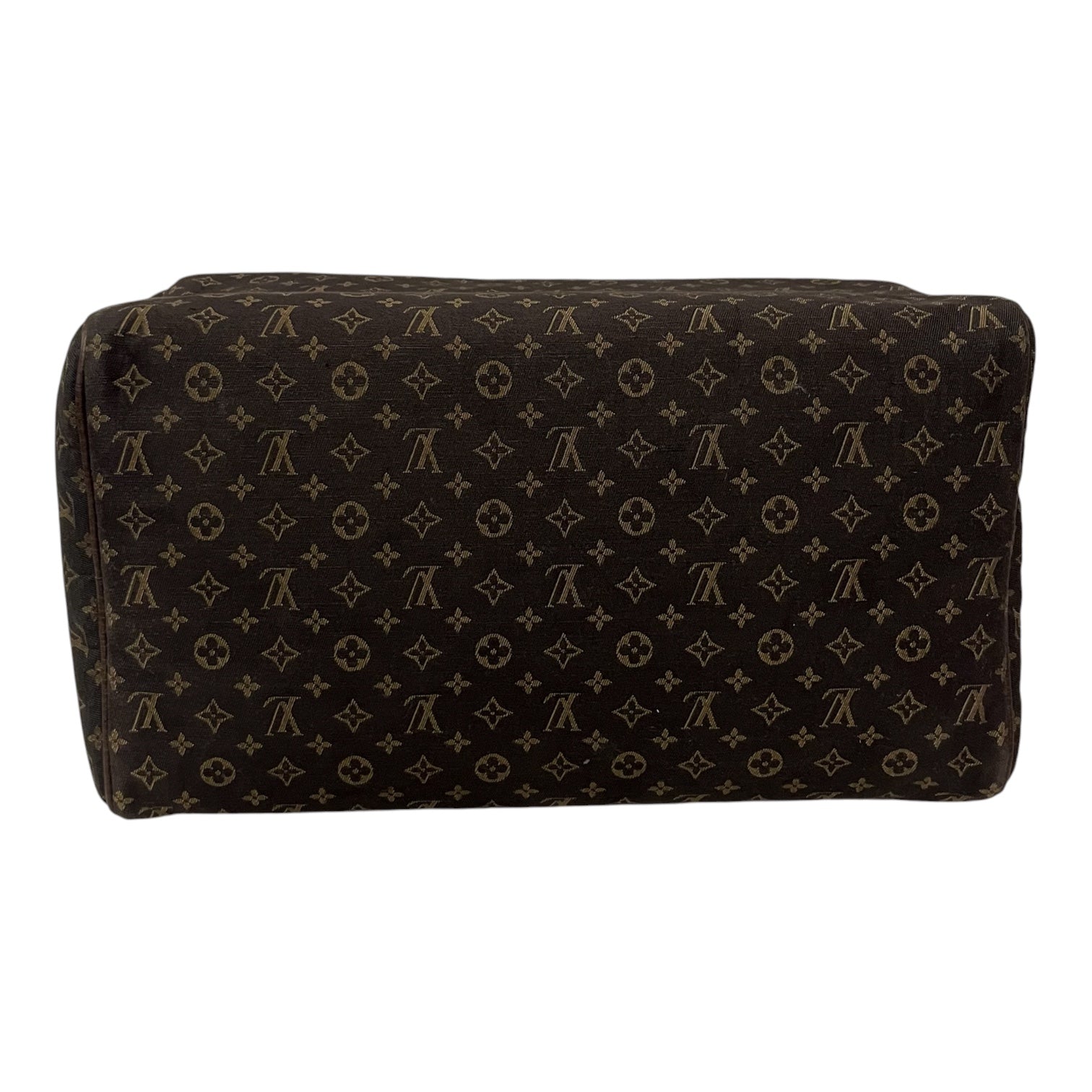 LOUIS VUITTON/Hand Bag/Cotton/BRW/dark fabric monogram view 4