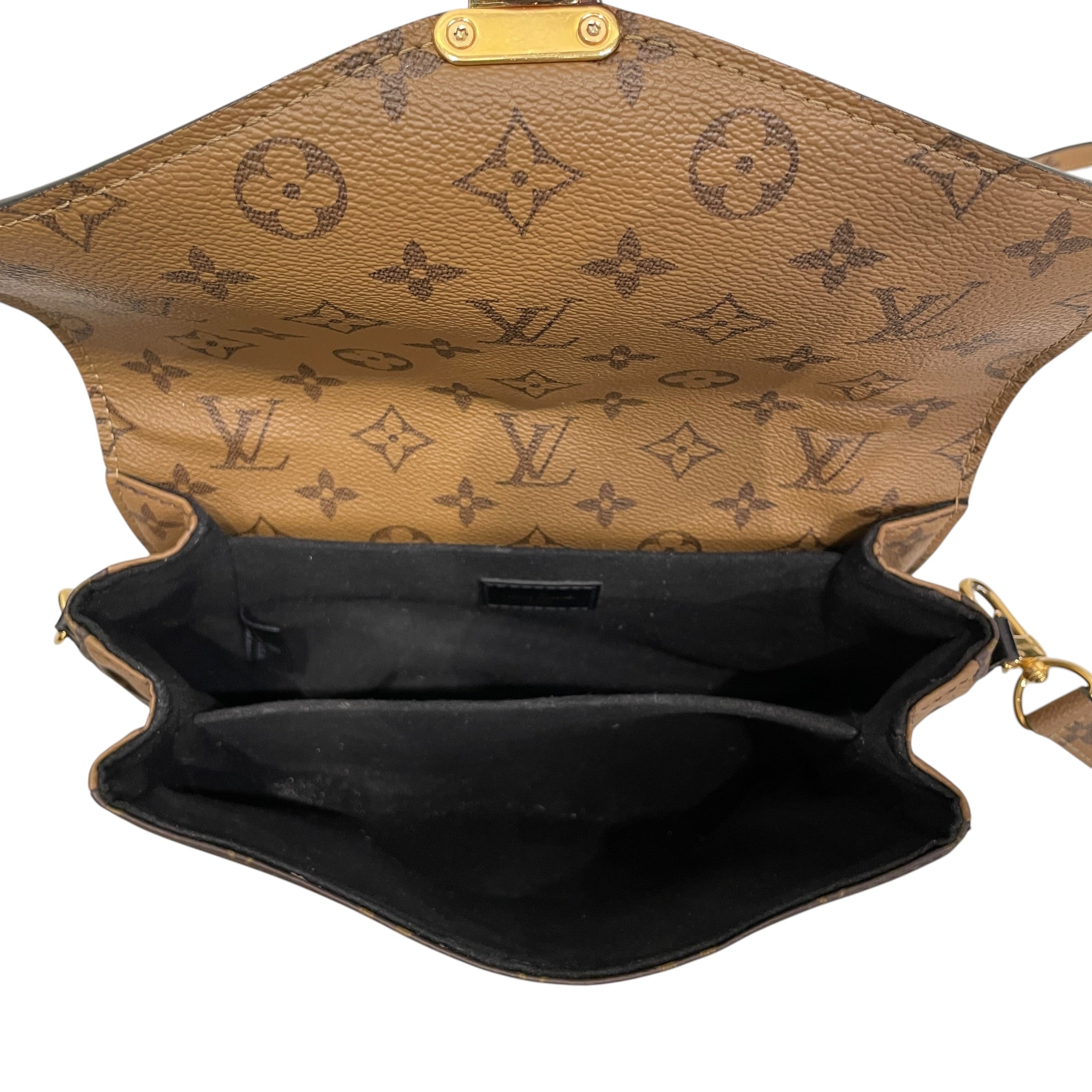 LOUIS VUITTON/Cross Body Bag/Monogram/Leather/BRW/MONOGRAM POCHETTE view 4