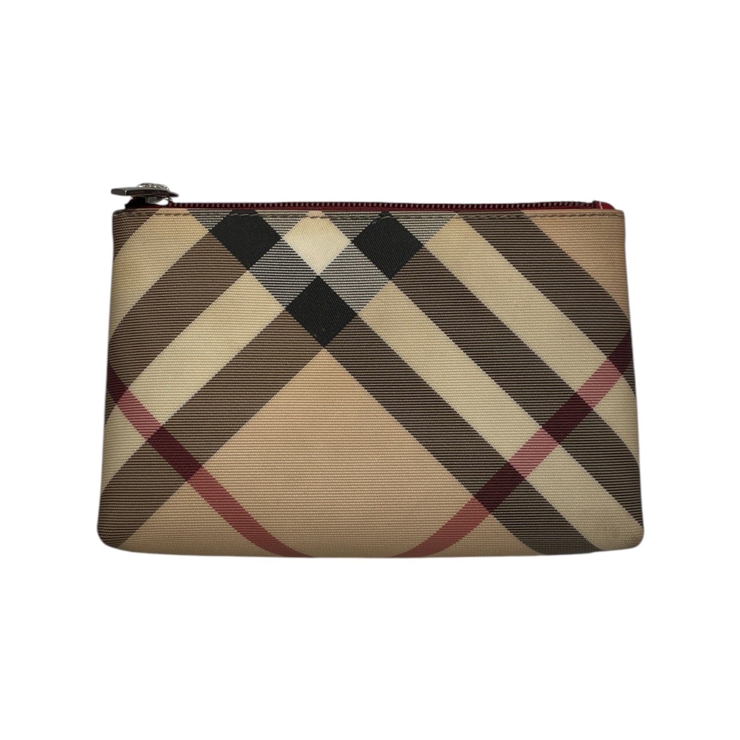 BURBERRYS/Pouch/Leather/BEG/Nova Check Cosmetic Bag view 1