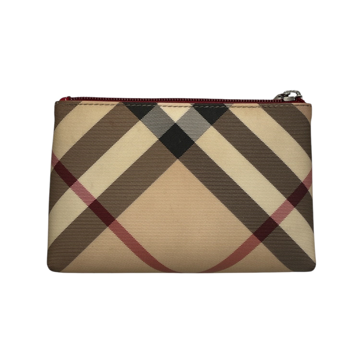 BURBERRYS/Pouch/Leather/BEG/Nova Check Cosmetic Bag view 2