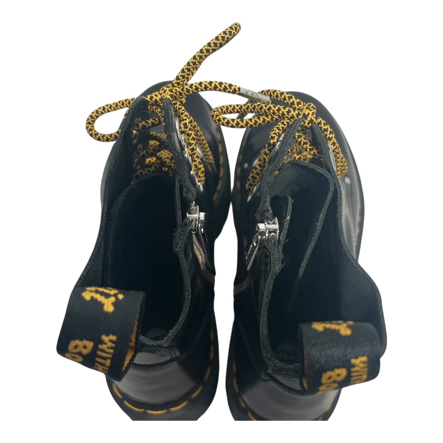Dr.Martens/Hi-Sneakers/US 9/Faux Leather/BLK/U-Tip/ view 2