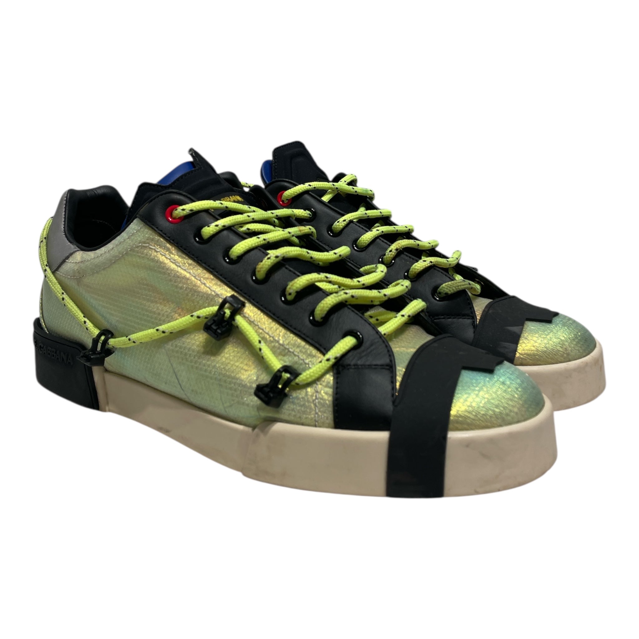 DOLCE&GABBANA/Low-Sneakers/US 10/Cotton/GRN/Portofino exotic leather snkrs view 1