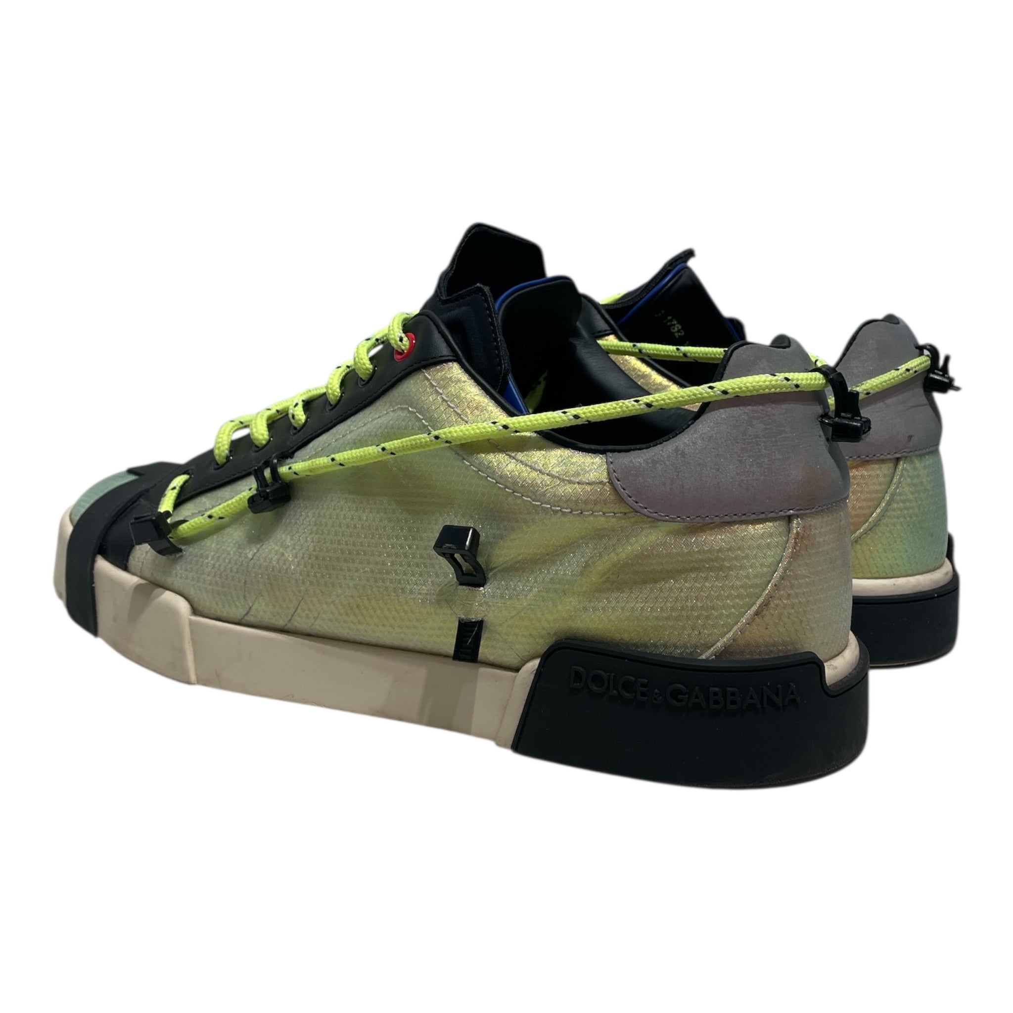 DOLCE&GABBANA/Low-Sneakers/US 10/Cotton/GRN/Portofino exotic leather snkrs view 2