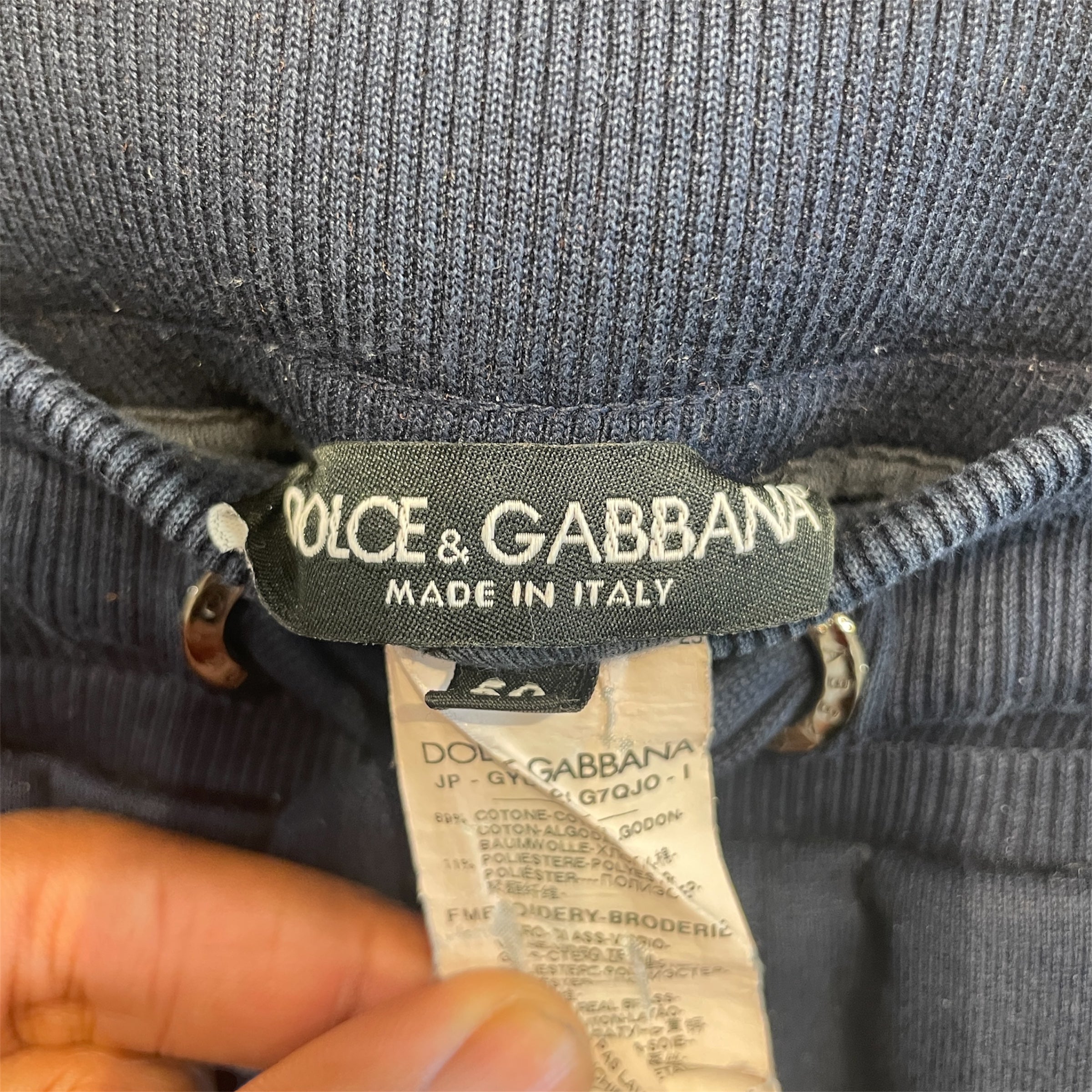 DOLCE&GABBANA/Pants/50/Cotton/PPL/Crown Embroidery Sweatpant view 3