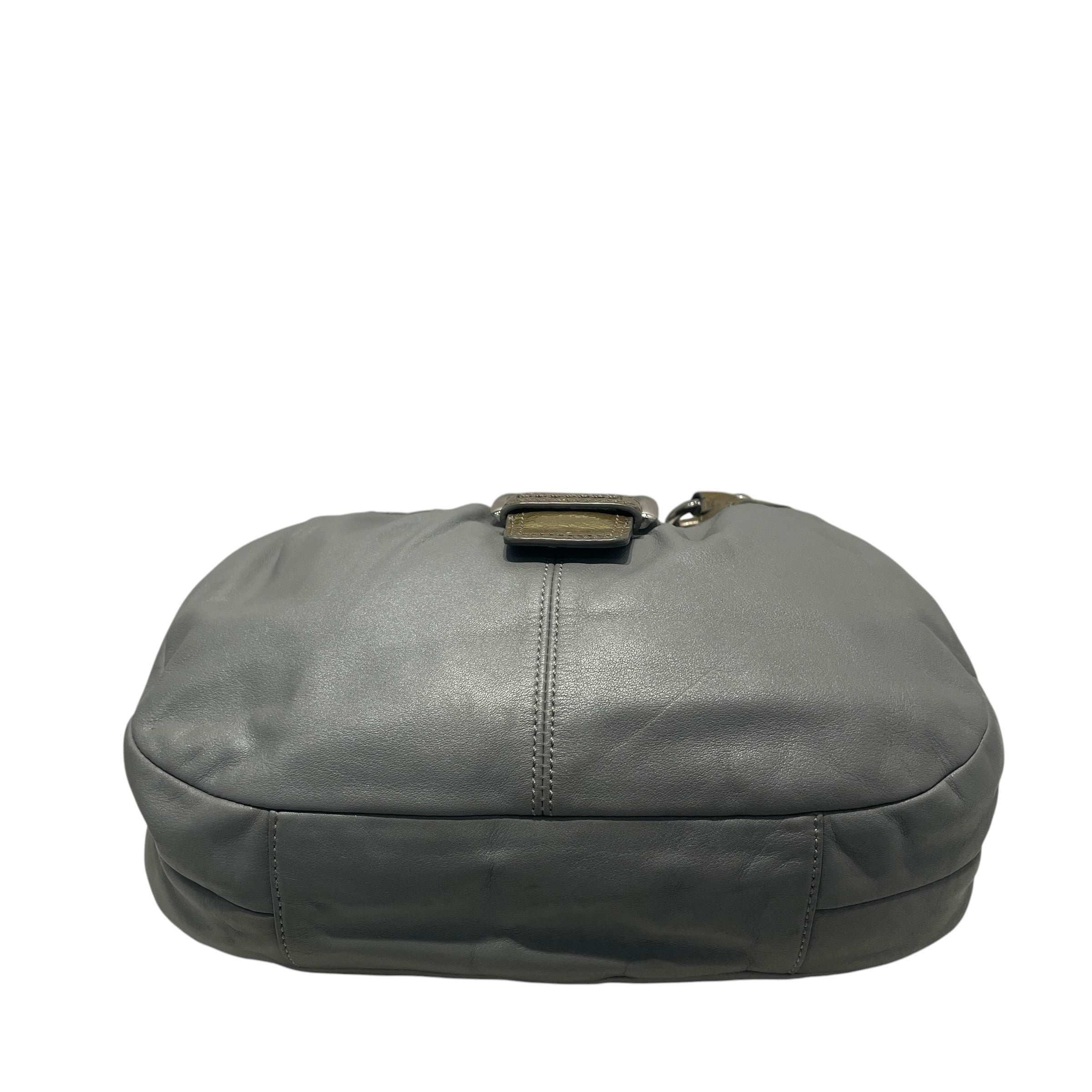 COACH/Hand Bag/Leather/SLV/Hobo/ Green leather view 3