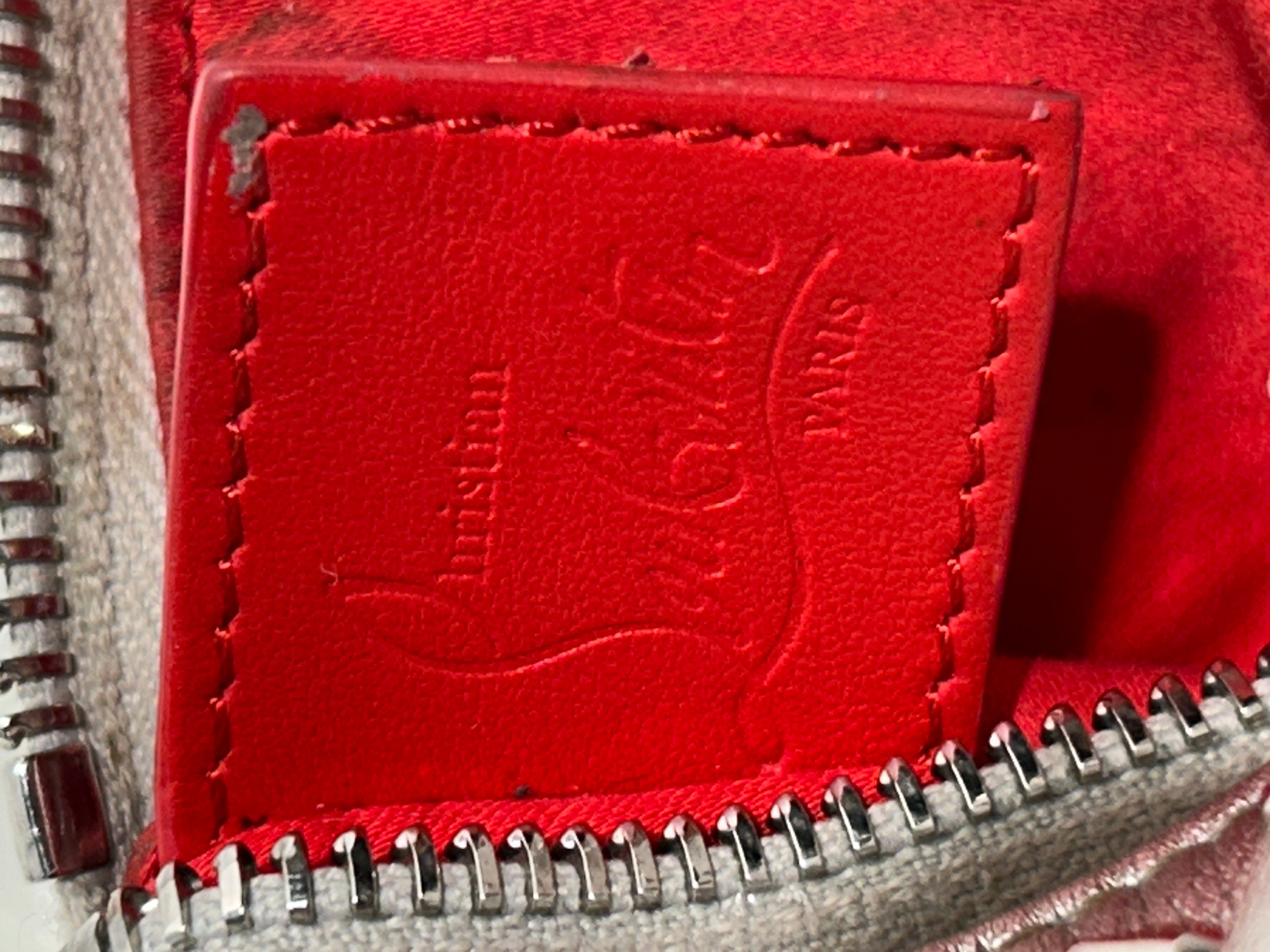 Christian Louboutin/Bag/SLV/LE 54 LEATHER SPIKED METALLIC view 4