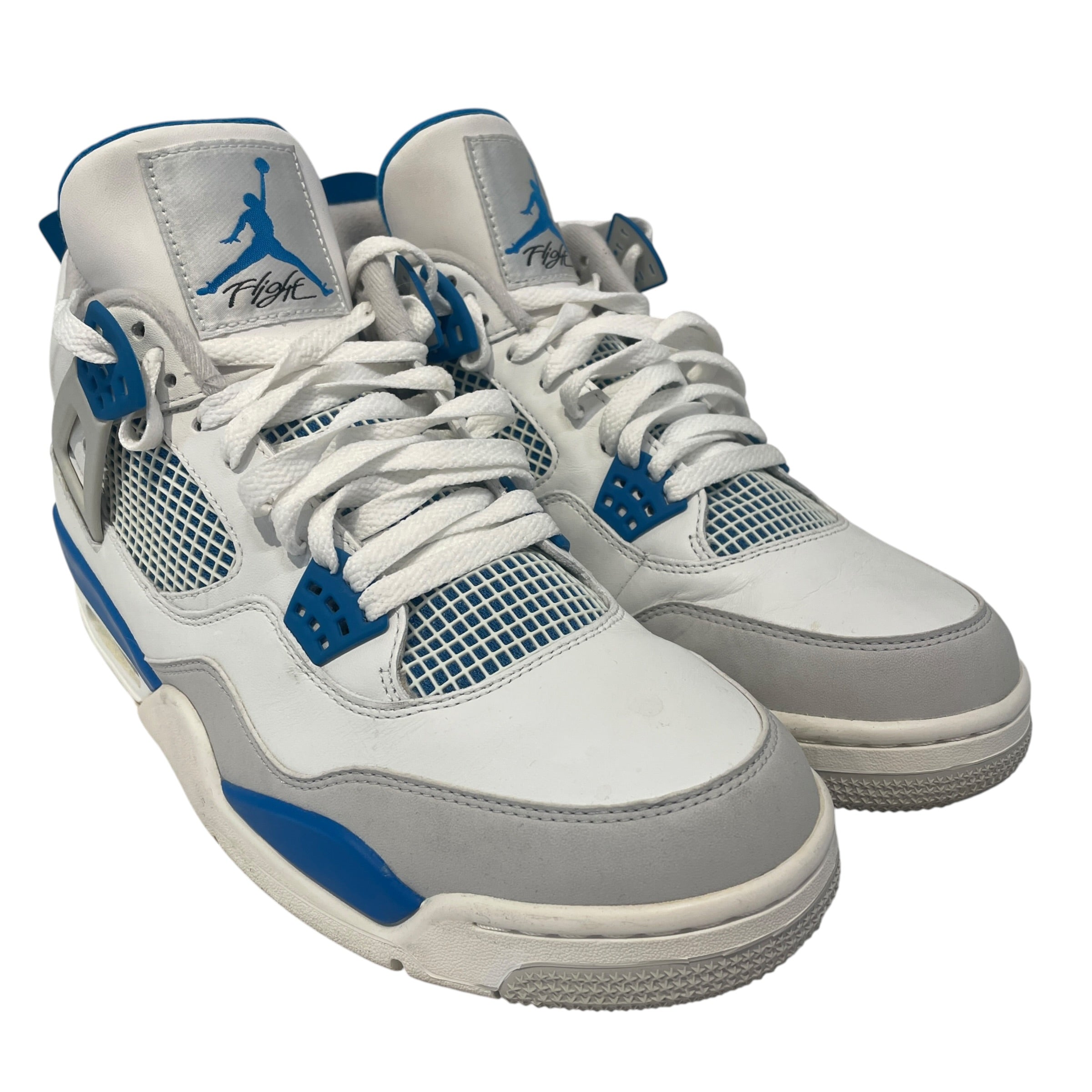 NIKE/JORDAN BRAND/Hi-Sneakers/US 12/BLU/Retro 4 Military Blue view 1