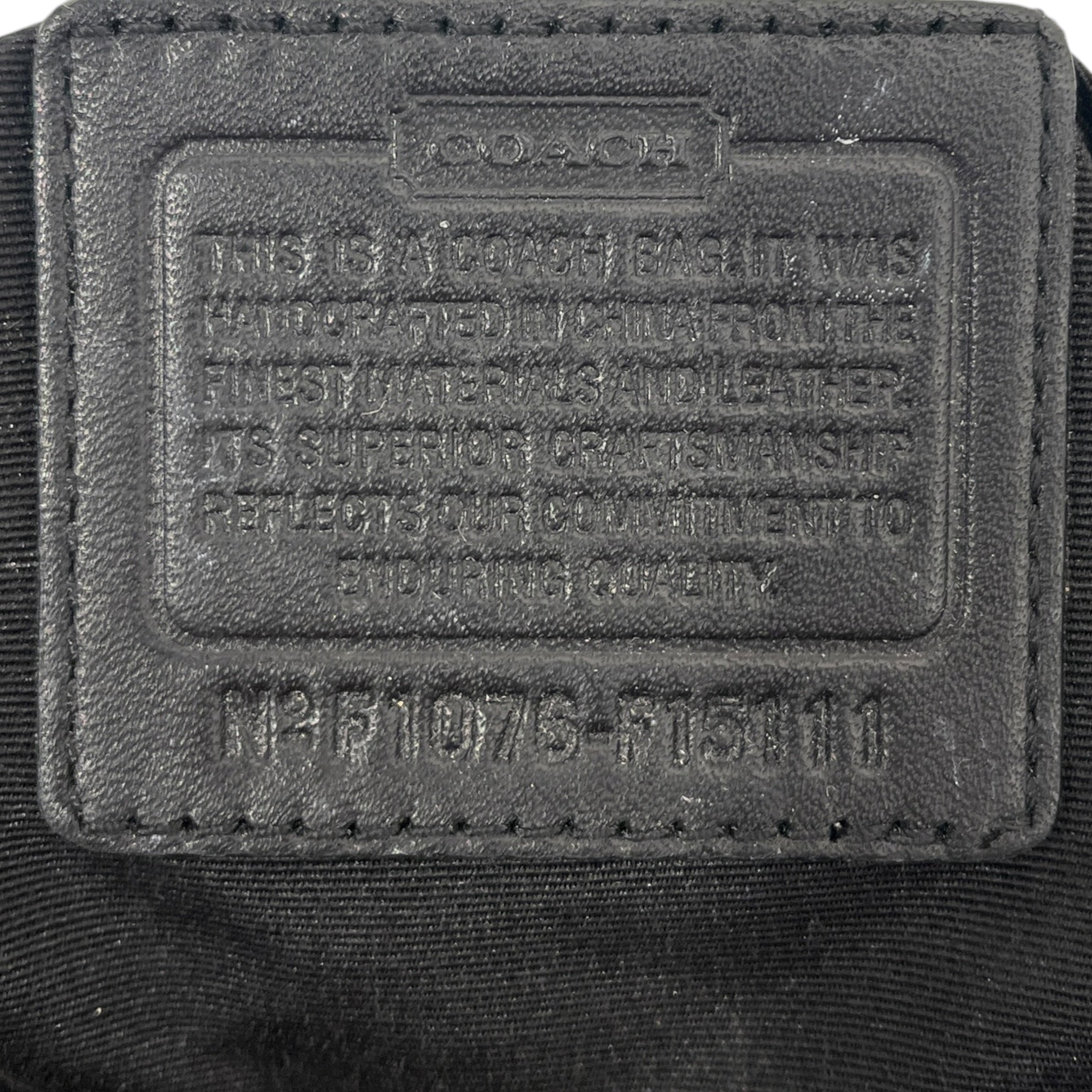 COACH/Clutch Bag/Monogram/Cotton/BLK/Coach Signature Stripe Bag view 3