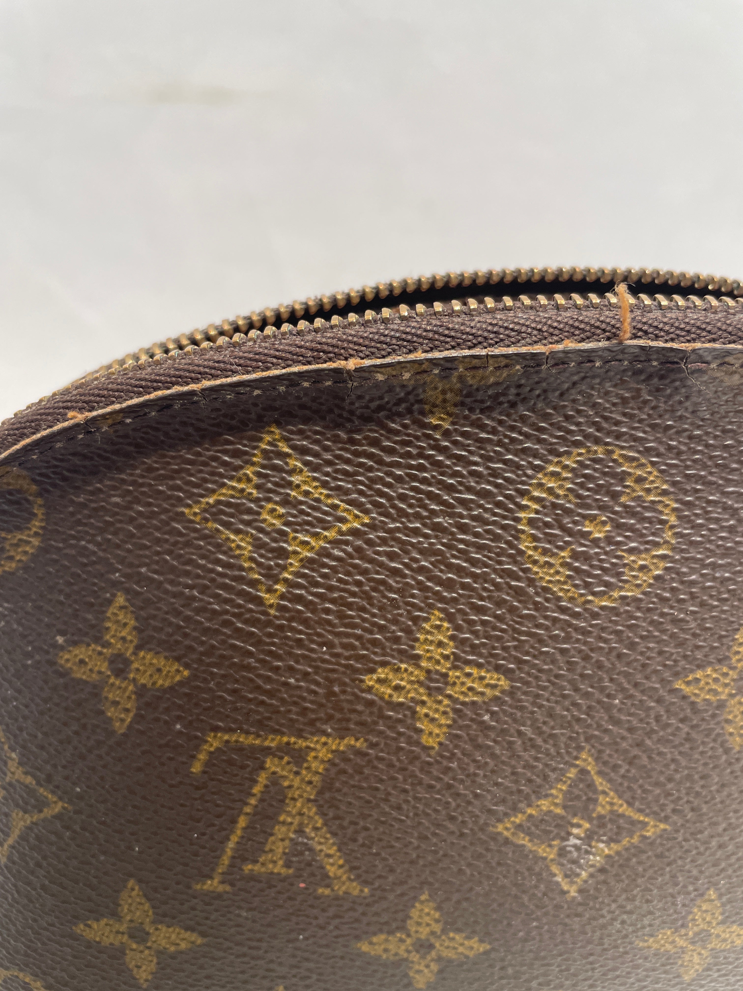 LOUIS VUITTON/Pouch/Leather/BRW/Monogram Cosmetic Bag view 5