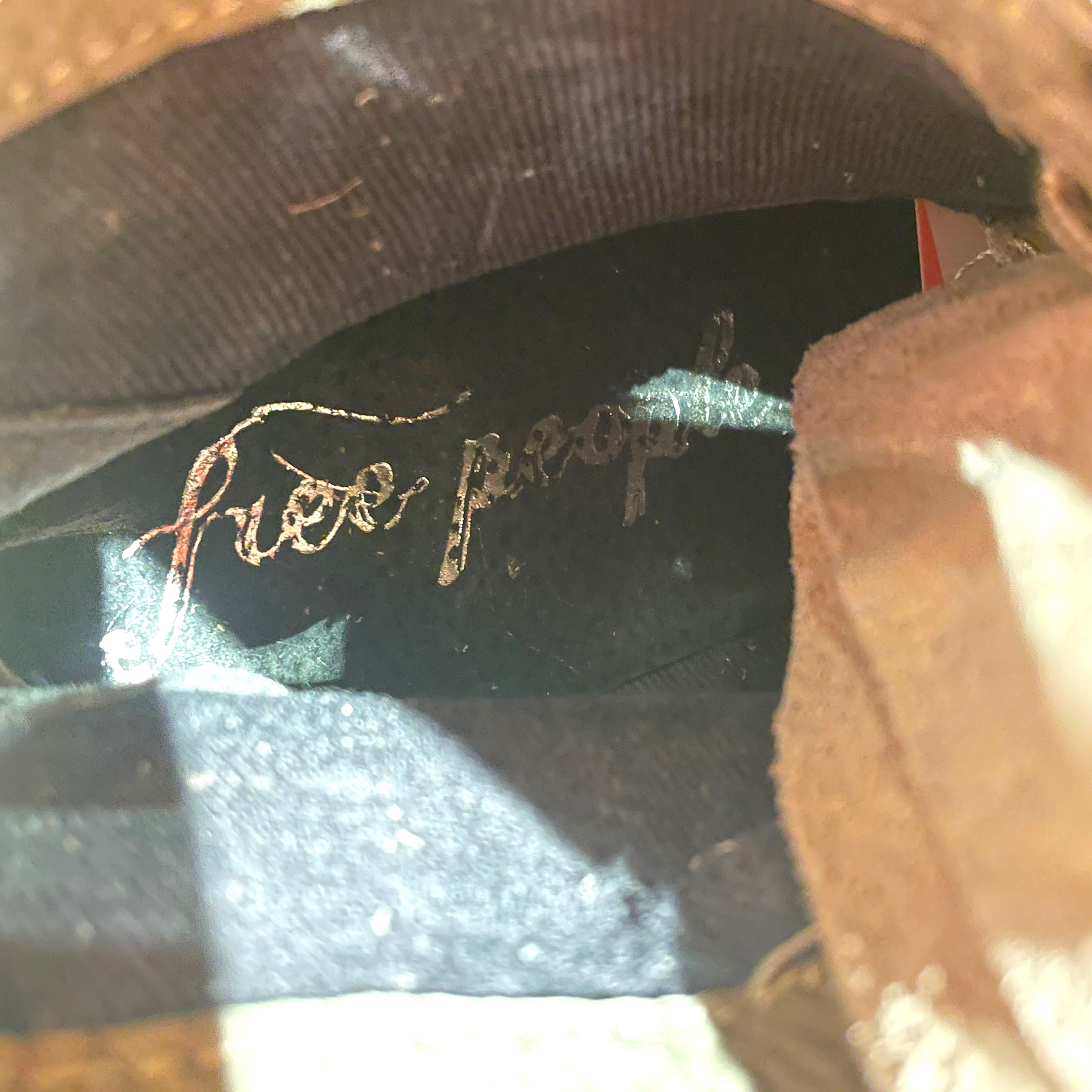 Free People/Lace Up Boots/EU 36/Suede/KHK/ view 3