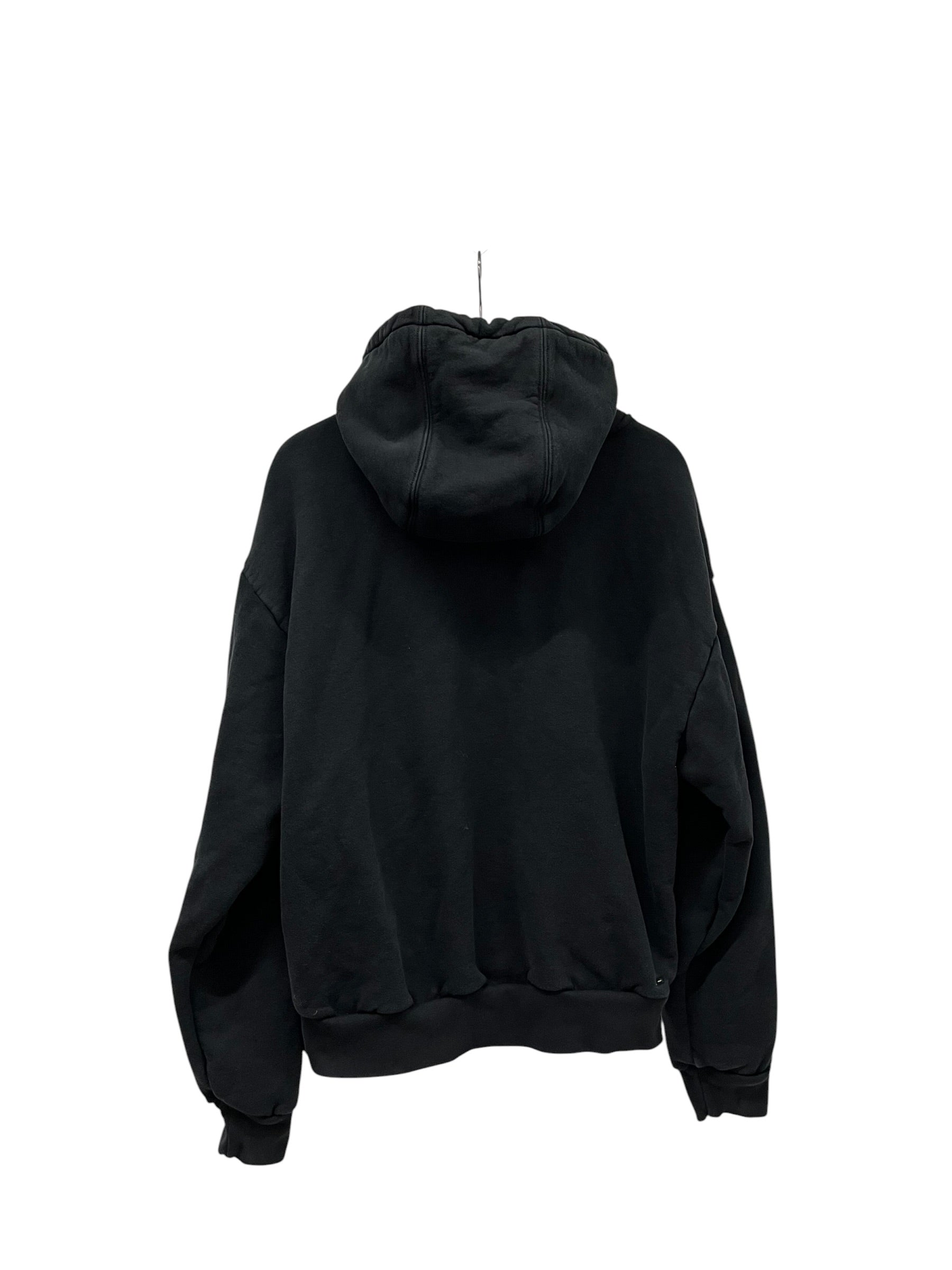 AMIRI/Zip Up Hoodie/L/Cotton/BLK/RIGHT BREAST LOGO view 2