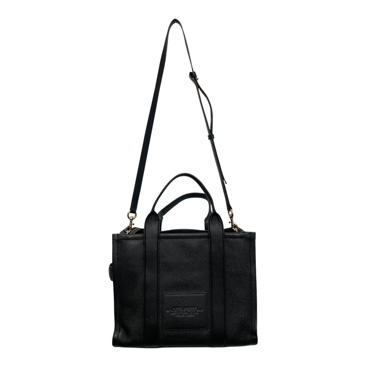 MARC JACOBS/Tote Bag/Leather/BLK/FLAT HANDLES BIG TOTE view 2