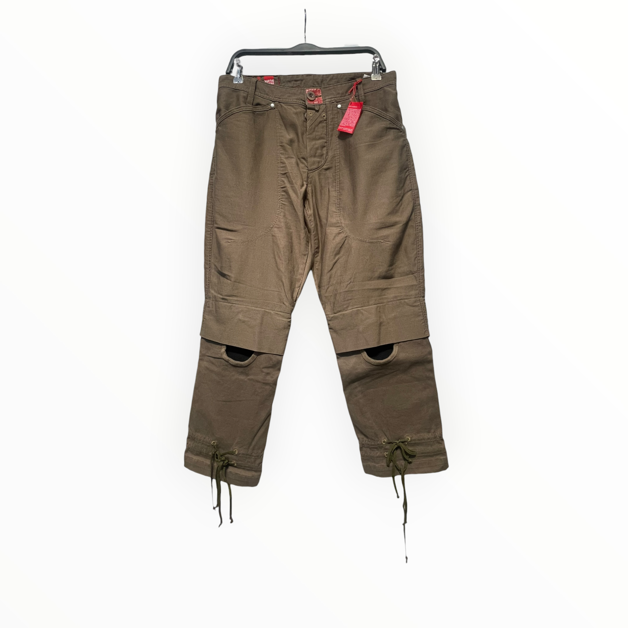 MARITHE FRANCOIS GIRBAUD/Pants/32/Cotton/BRW/GUETROLE view 1