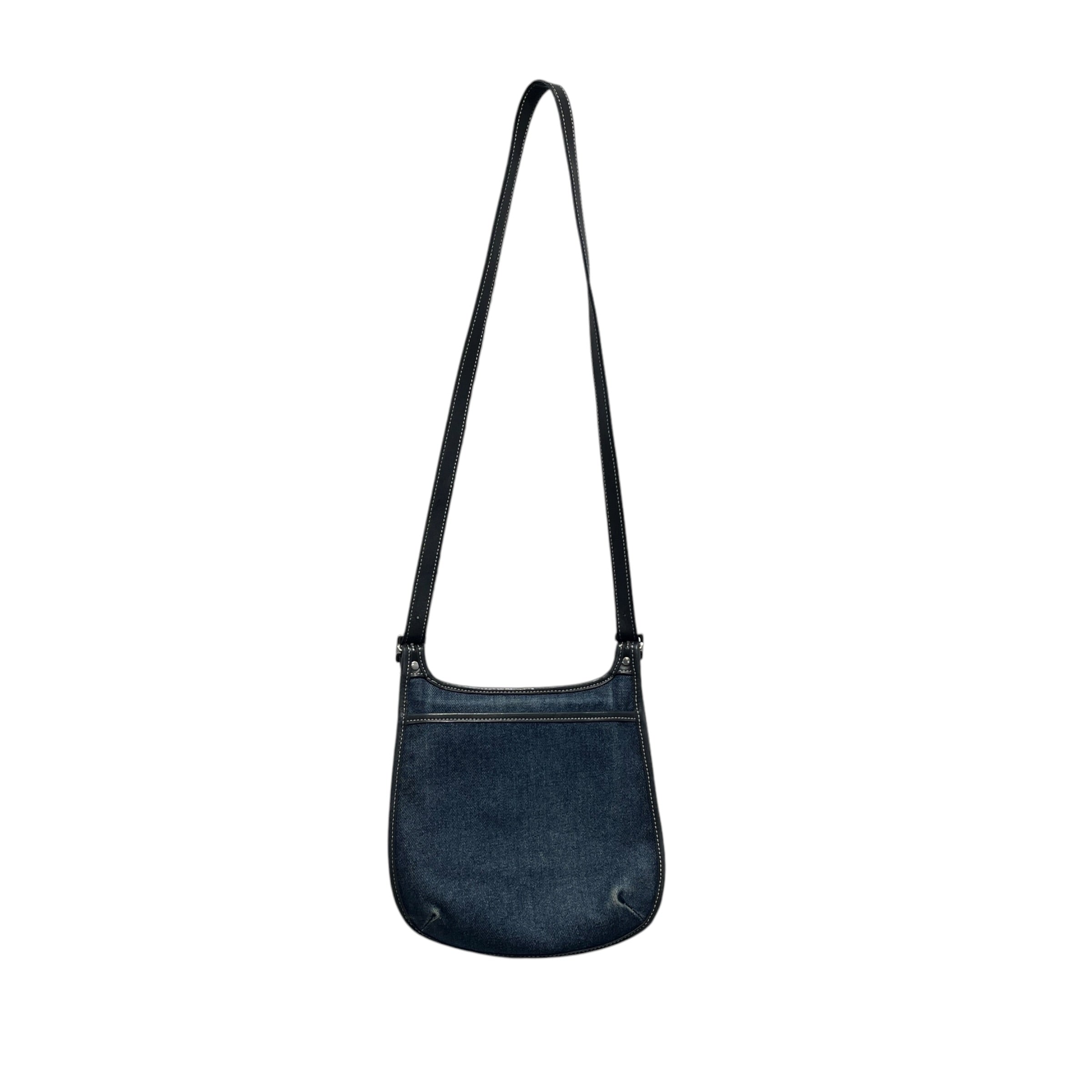 COACH/Cross Body Bag/Denim/BLU/8114 denim crossbody view 2