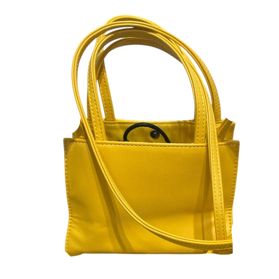 Telfar/Tote Bag/Leather/YEL/ view 2