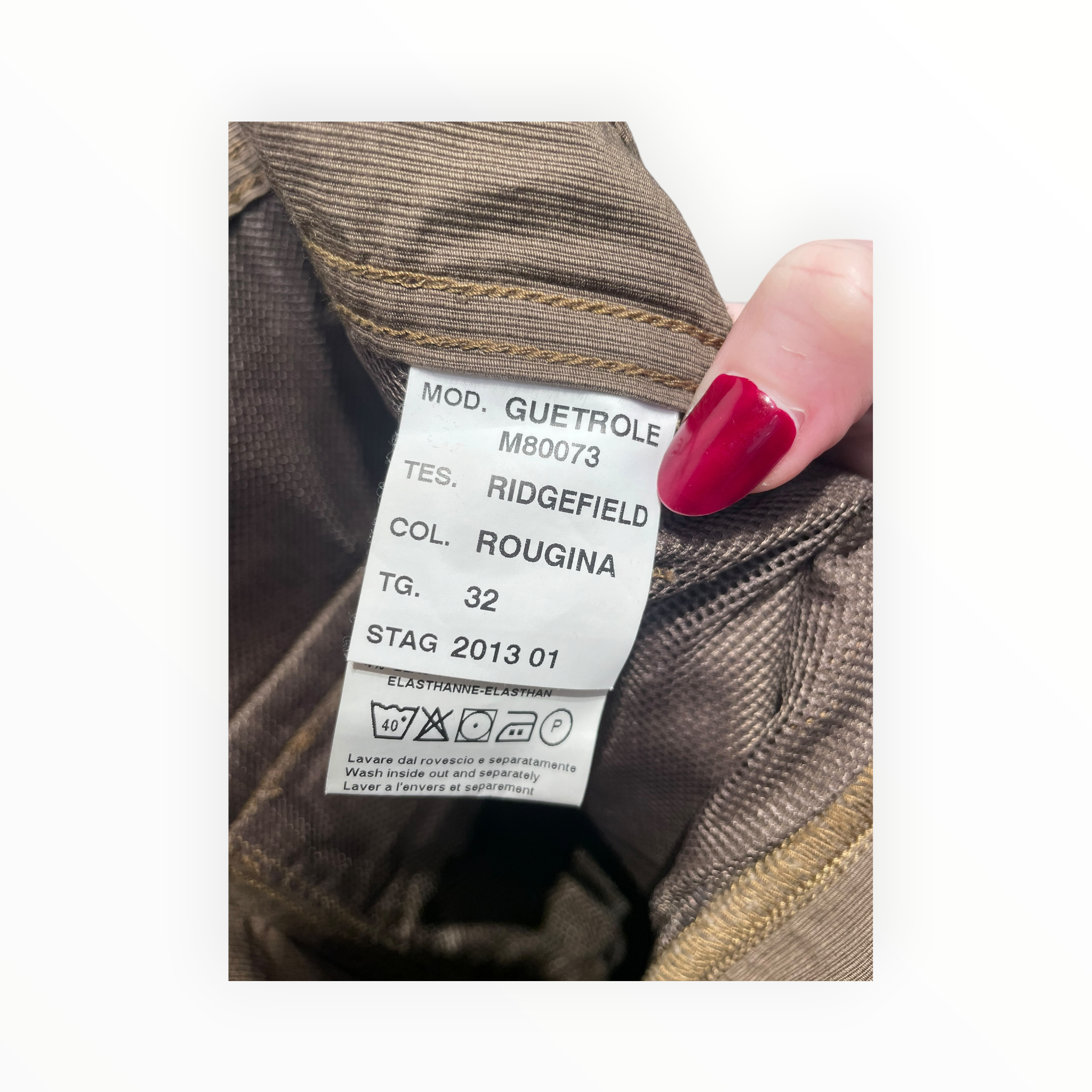 MARITHE FRANCOIS GIRBAUD/Pants/32/Cotton/BRW/GUETROLE view 4