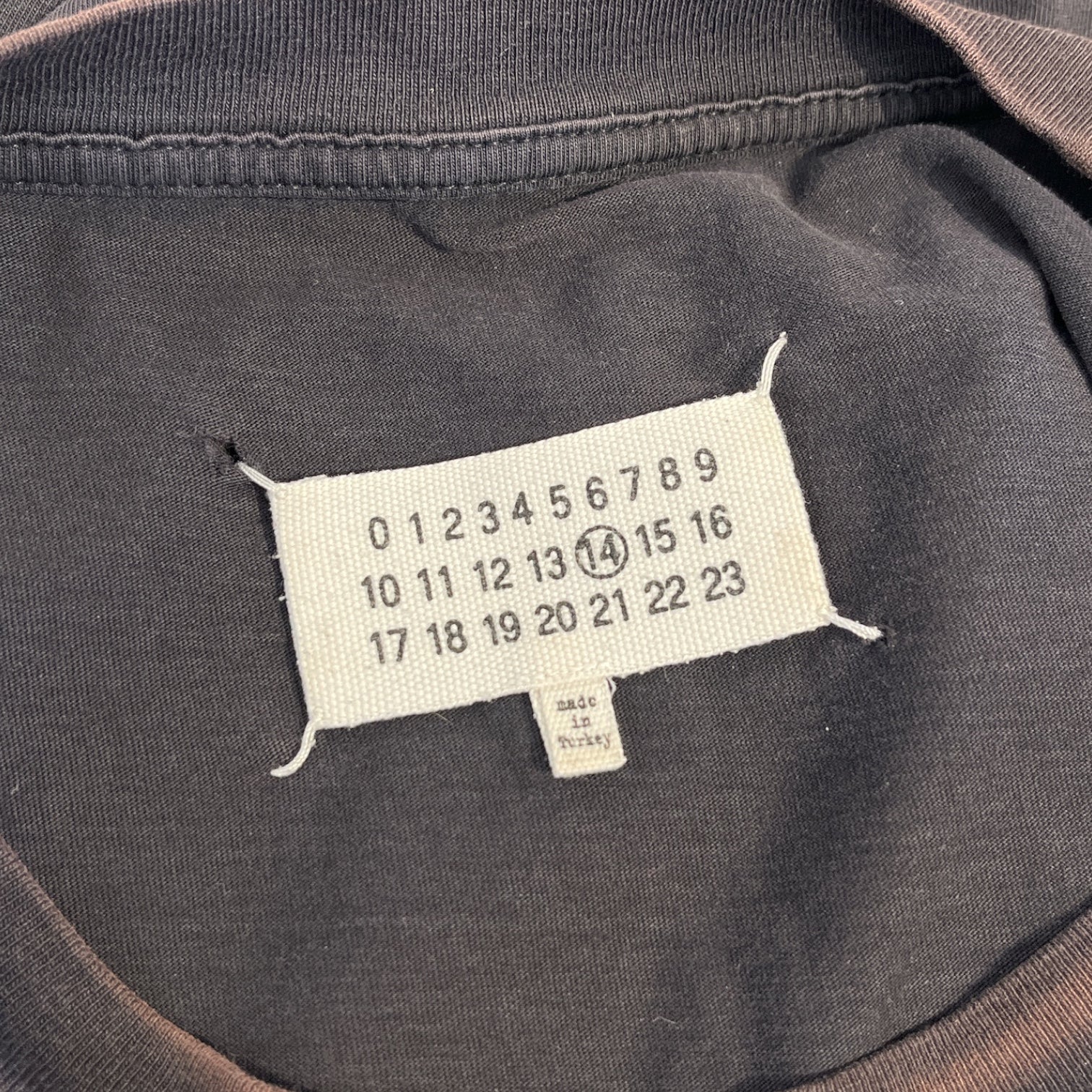 Maison Margiela/T-Shirt/50/Cotton/BLK/stereotype view 3