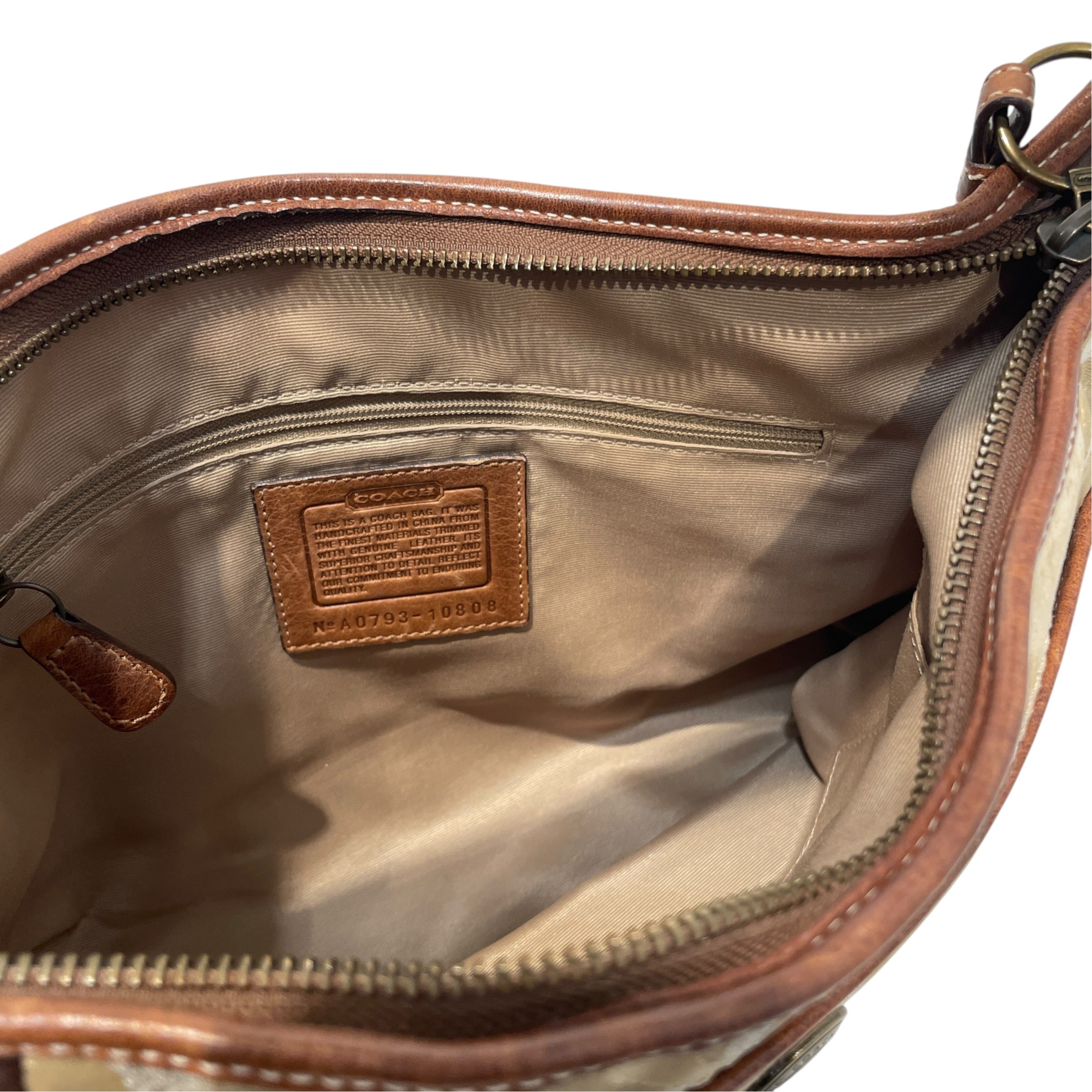 COACH/Hand Bag/Monogram/Cotton/MLT/Patchwork Handbag view 5
