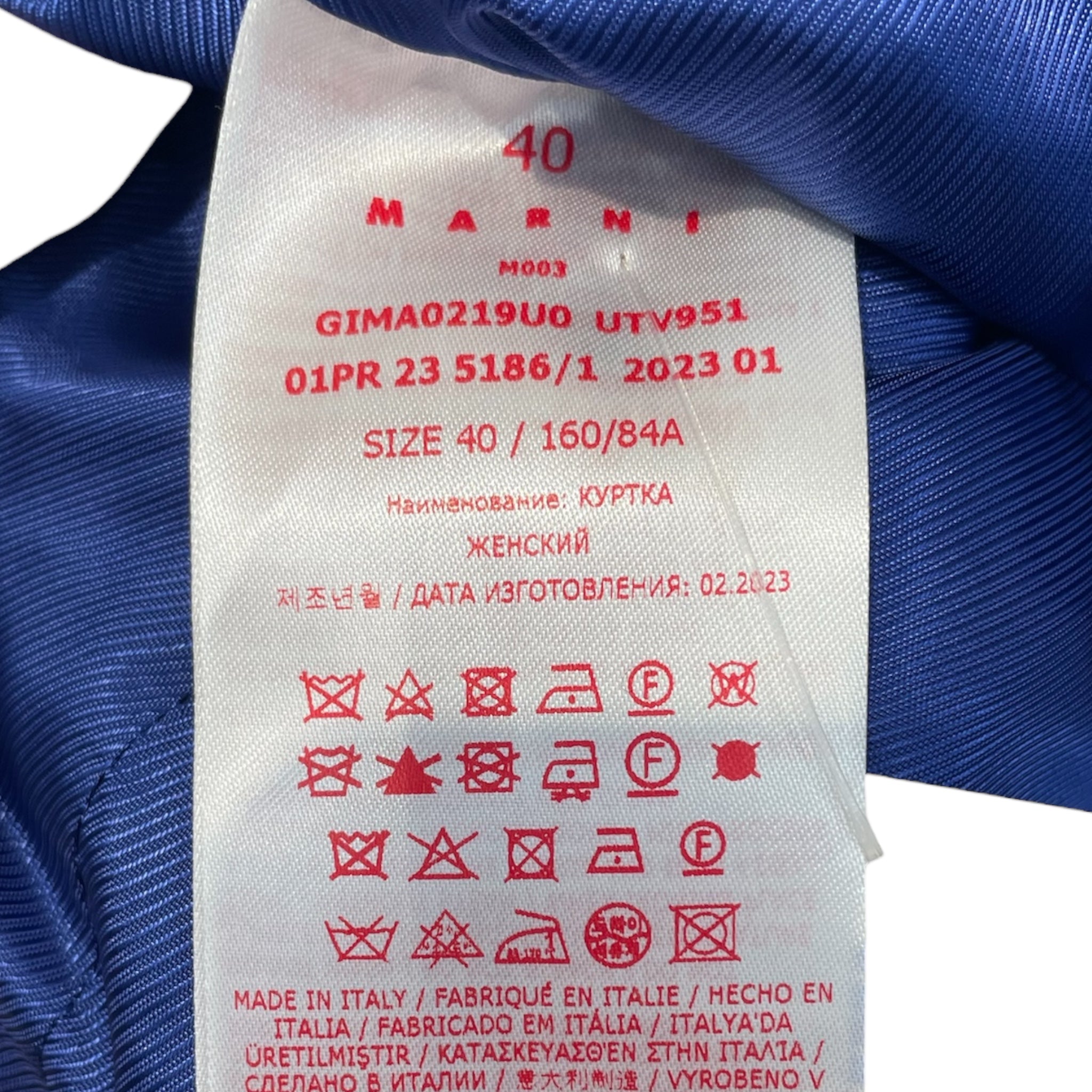 MARNI/Suits/40/Cotton/PPL/Marni view 4