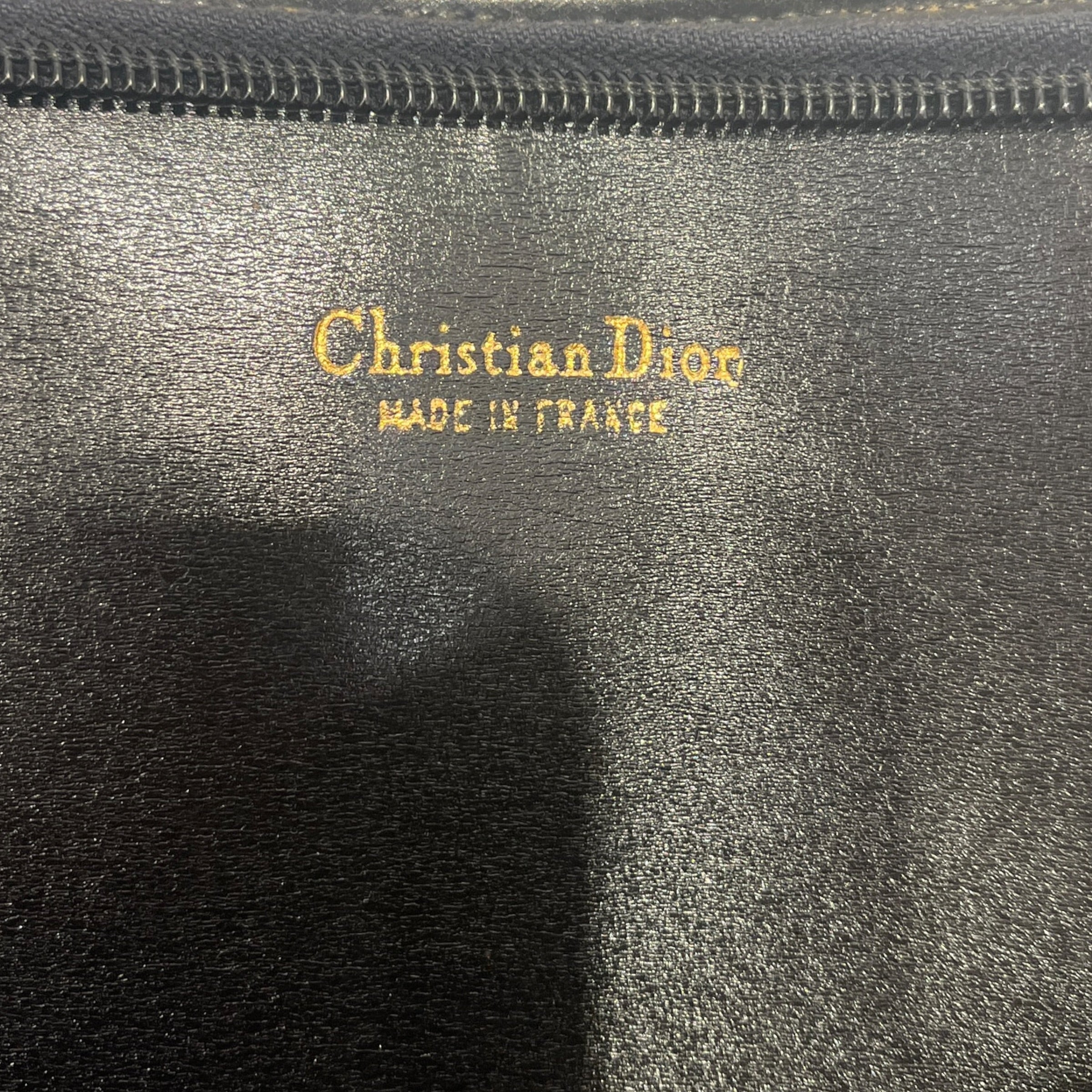 Christian Dior/Bag/Monogram/Cotton/BLK/VTG trotter monogram bag view 5