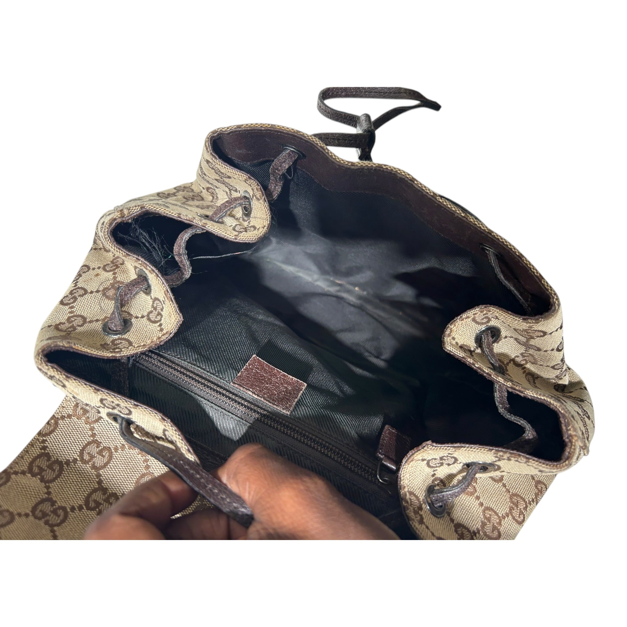 GUCCI/Backpack/Cotton/CML/JACKIE GG view 3