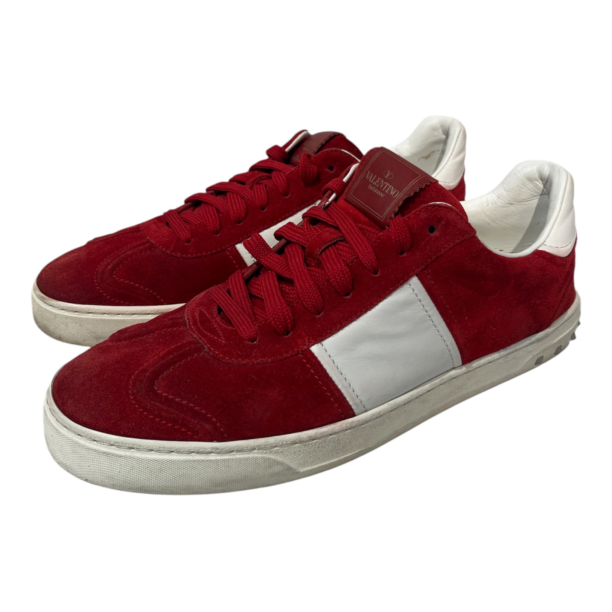 VALENTINO/Low-Sneakers/EU 44/Suede/RED/TNA08Y2 FLYCREW SNEAKS view 1