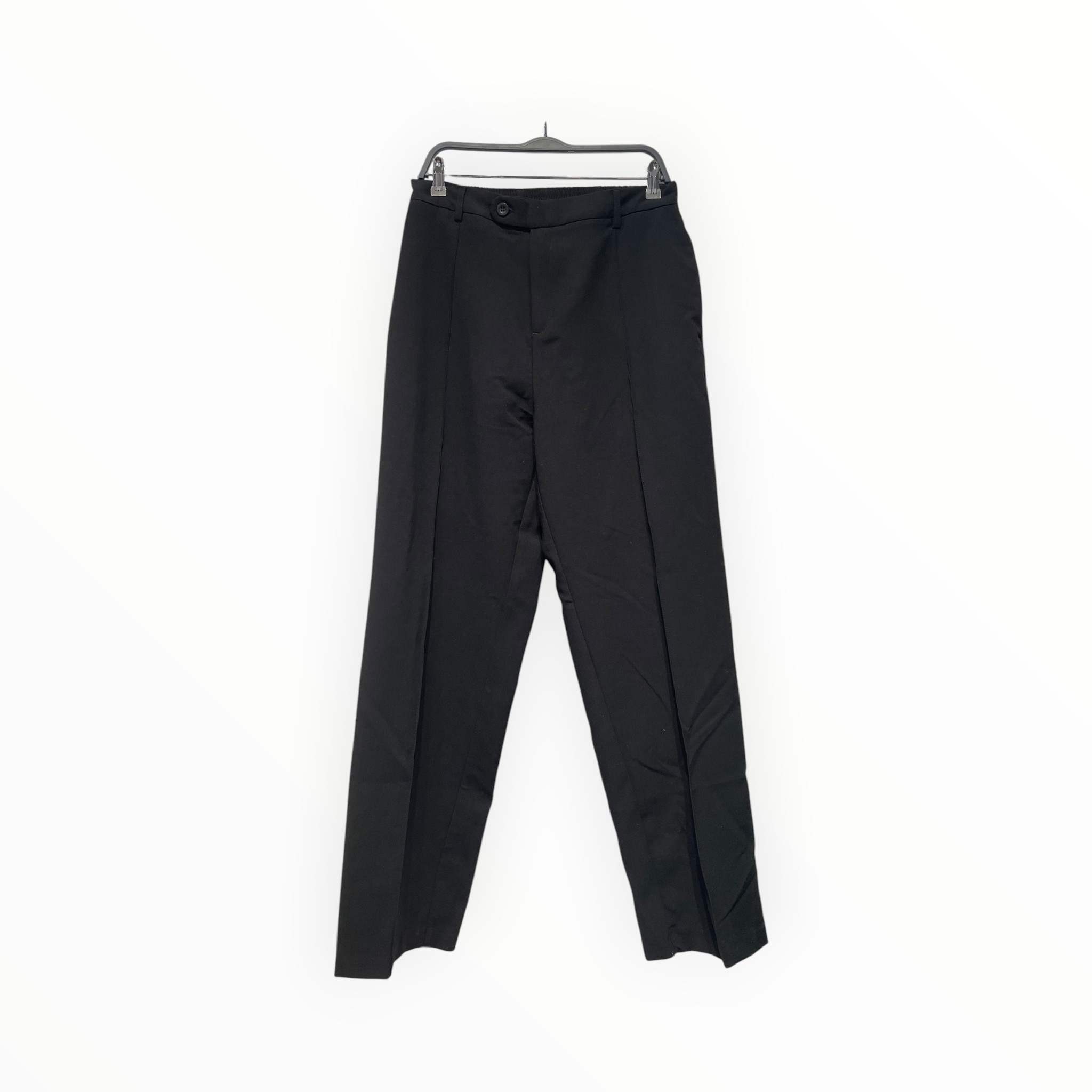 ABOUT:BLANK/Straight Pants/L/Polyester/BLK/ELASTIC WAIST view 1