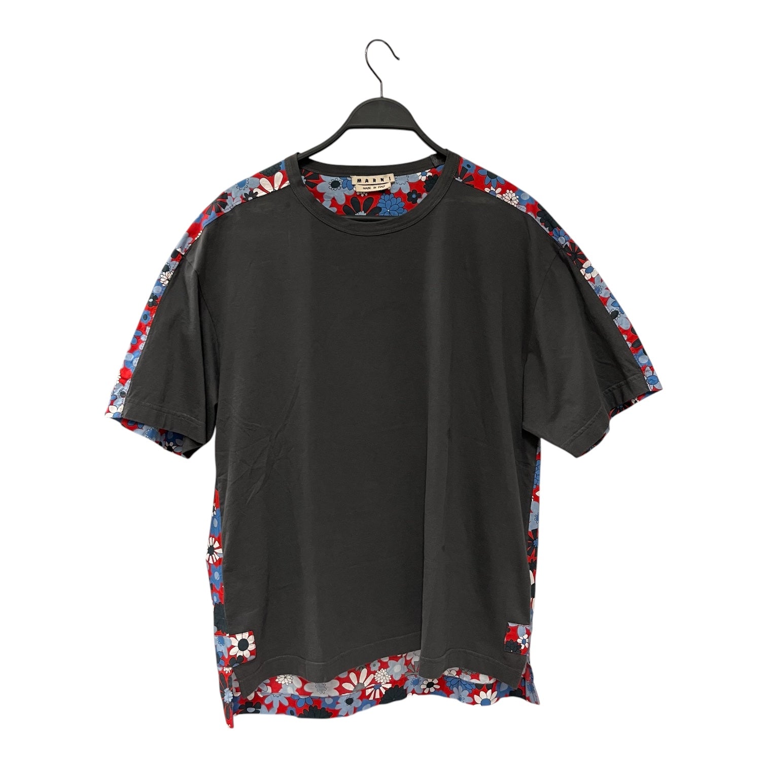 MARNI/T-Shirt/L/Cotton/GRY/Floral Pattern/floral back view 1