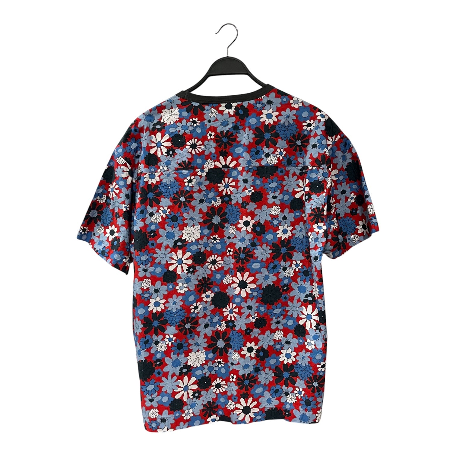 MARNI/T-Shirt/L/Cotton/GRY/Floral Pattern/floral back view 2