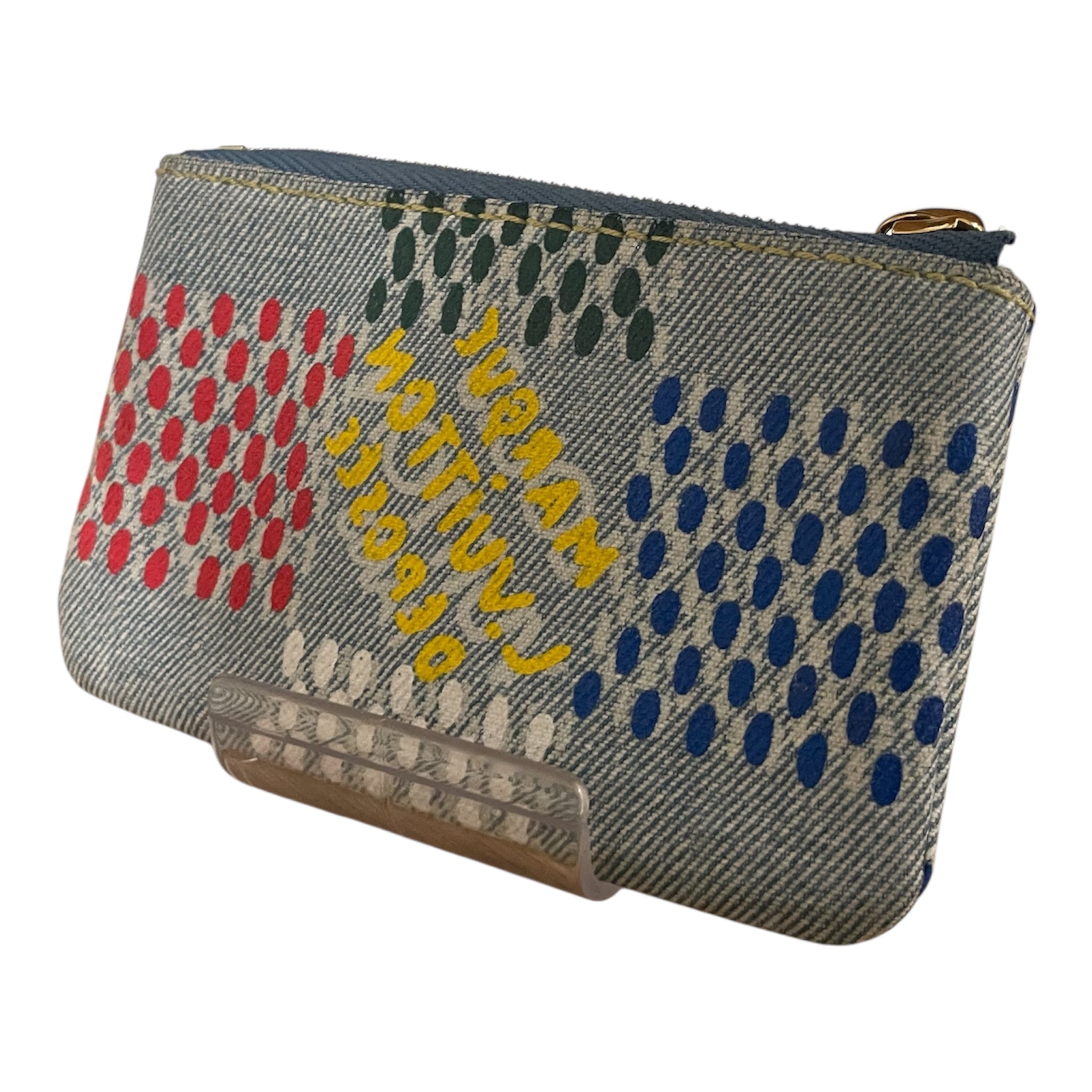 LOUIS VUITTON/Wallet/Monogram/Denim/BLU/MARGUE L.VUITTON DEPOSEE view 1