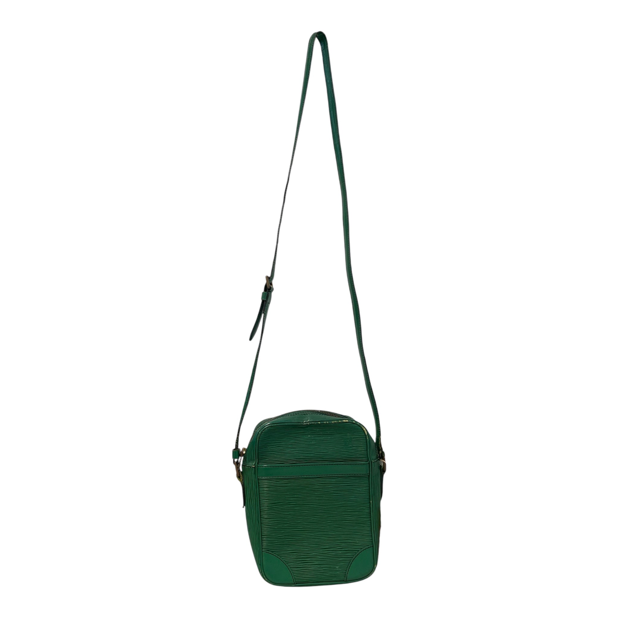 LOUIS VUITTON/Cross Body Bag/Leather/GRN/Epi Danube Shoulder Bag view 1