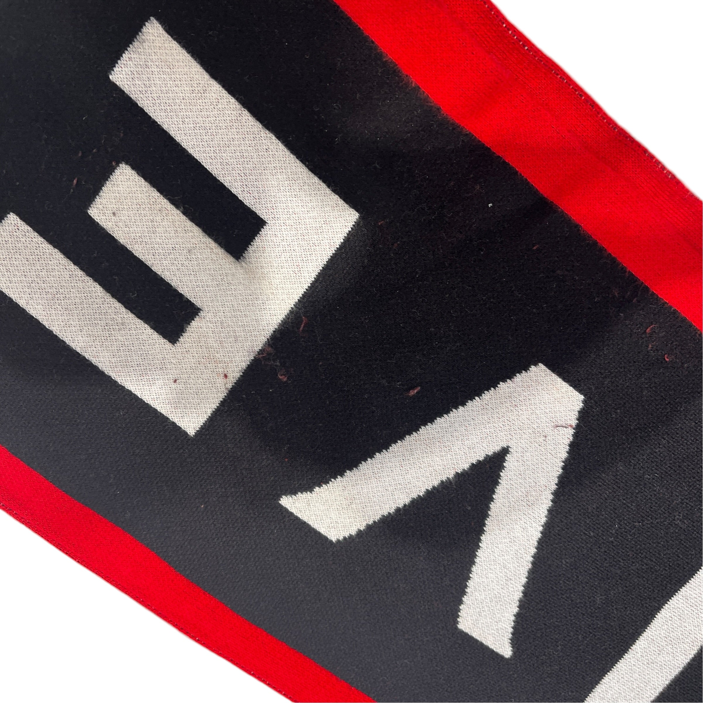 GIVENCHY/Scarf/Graphic/Cotton/BLK/M's/THICK SCARF RED/WHT ACCENT view 4