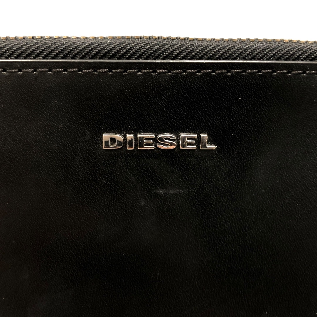 DIESEL/Tote Bag/Leather/BLK/Studded view 4