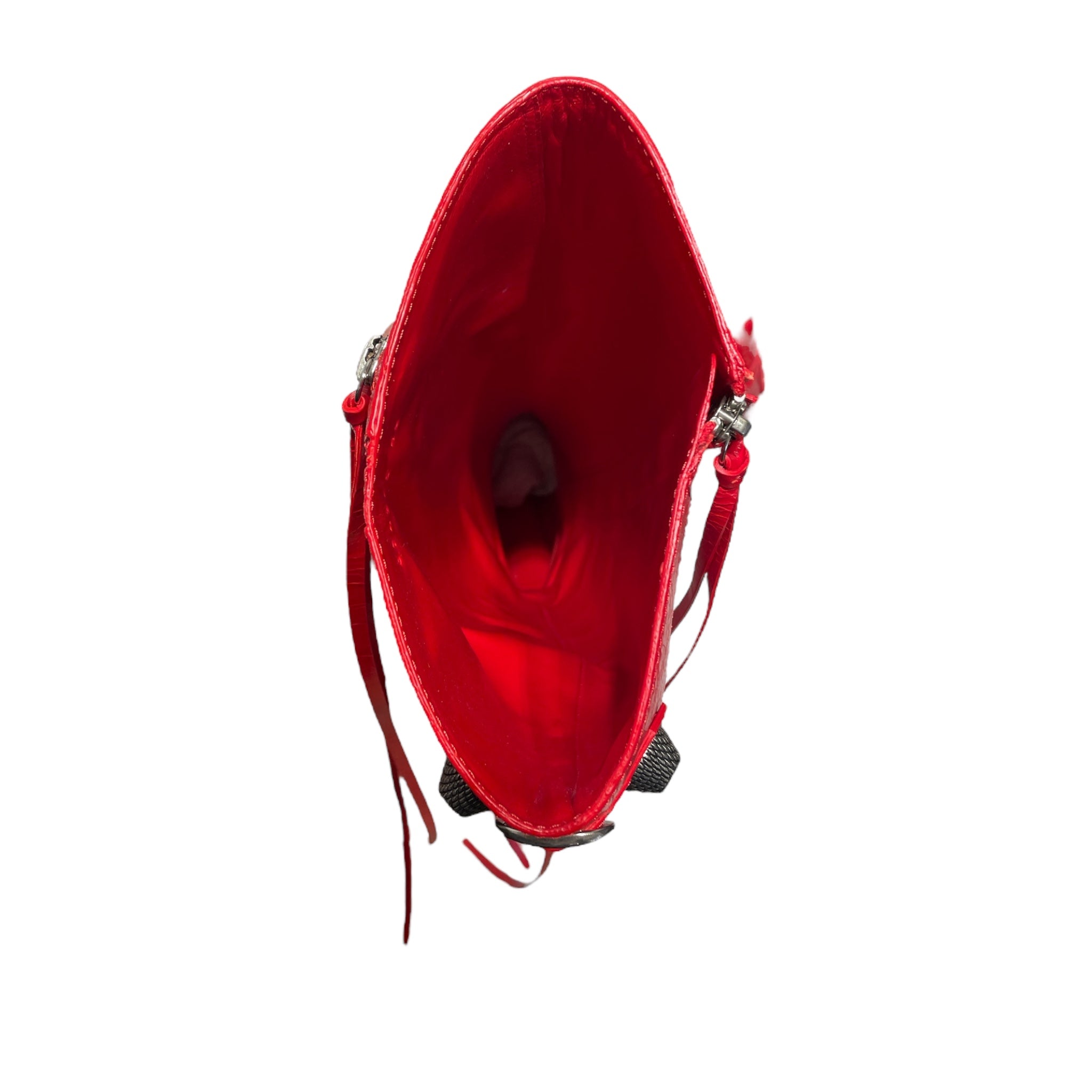 BALENCIAGA/Long Boots/EU 40/Leather/RED/ view 3
