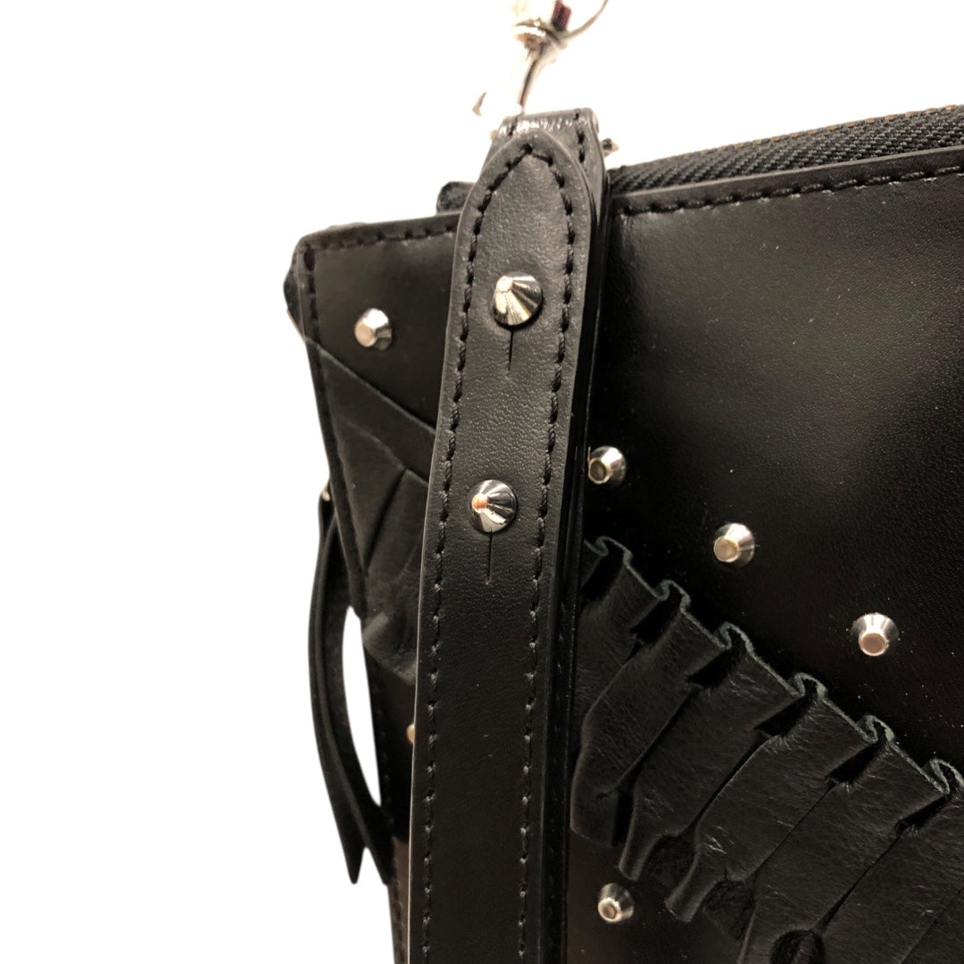 DIESEL/Tote Bag/Leather/BLK/Studded view 5