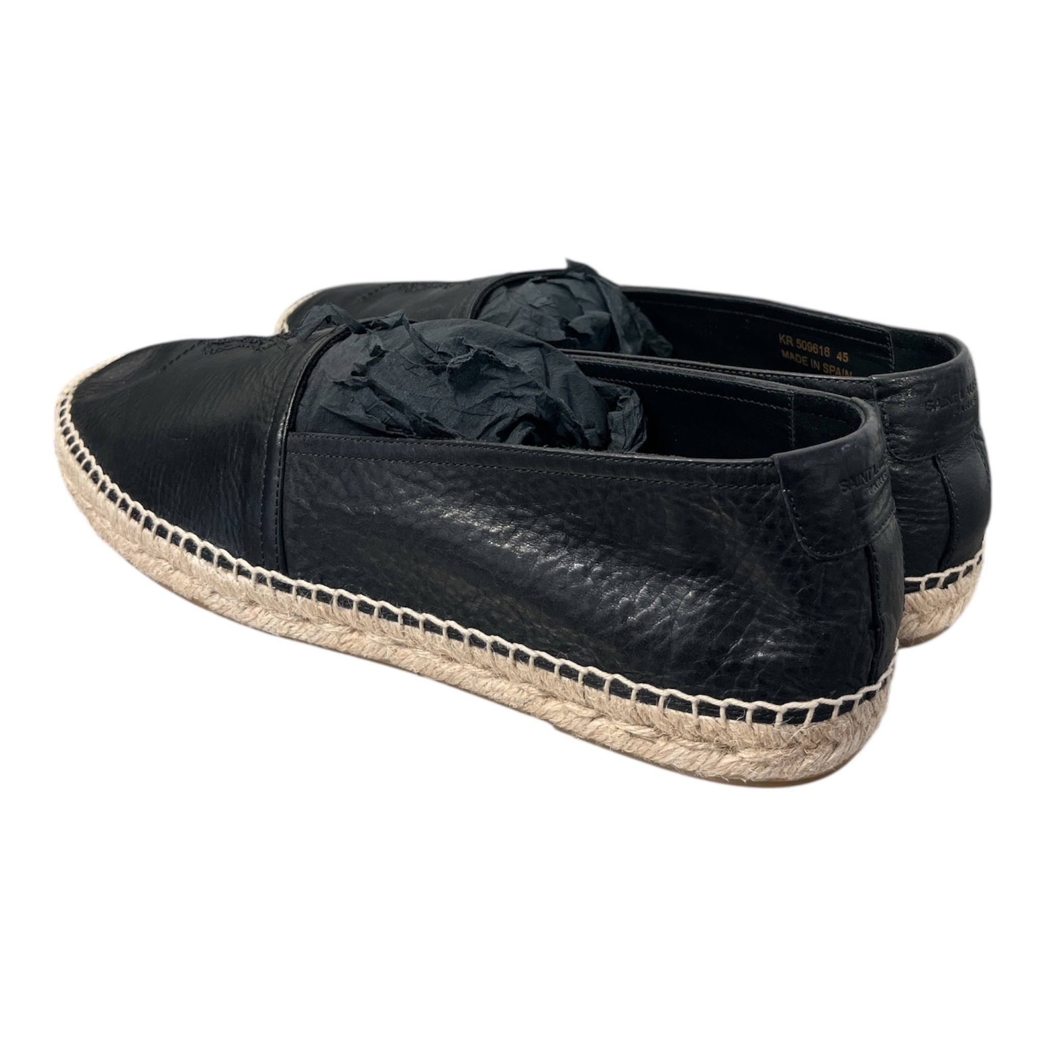 SAINT LAURENT/Sandals/EU 45/Leather/BLK/ view 2