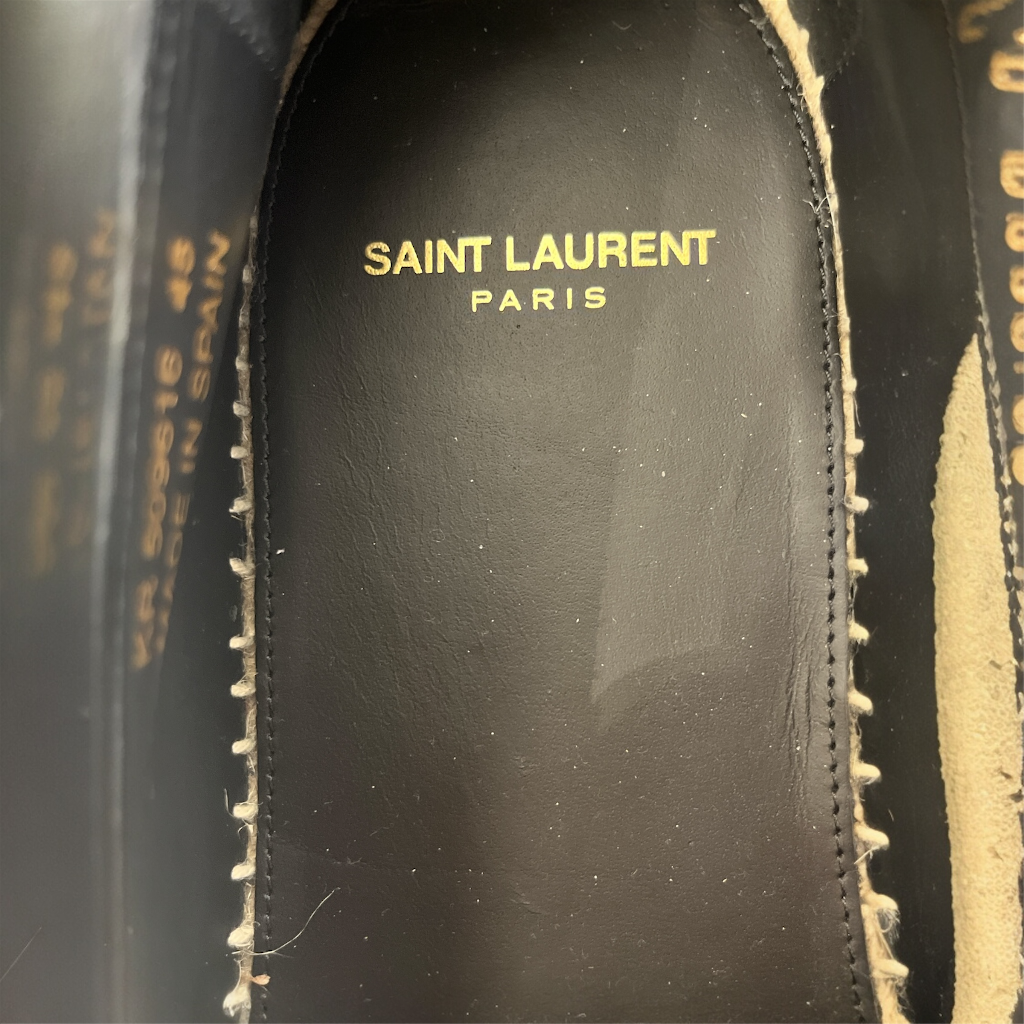 SAINT LAURENT/Sandals/EU 45/Leather/BLK/ view 3