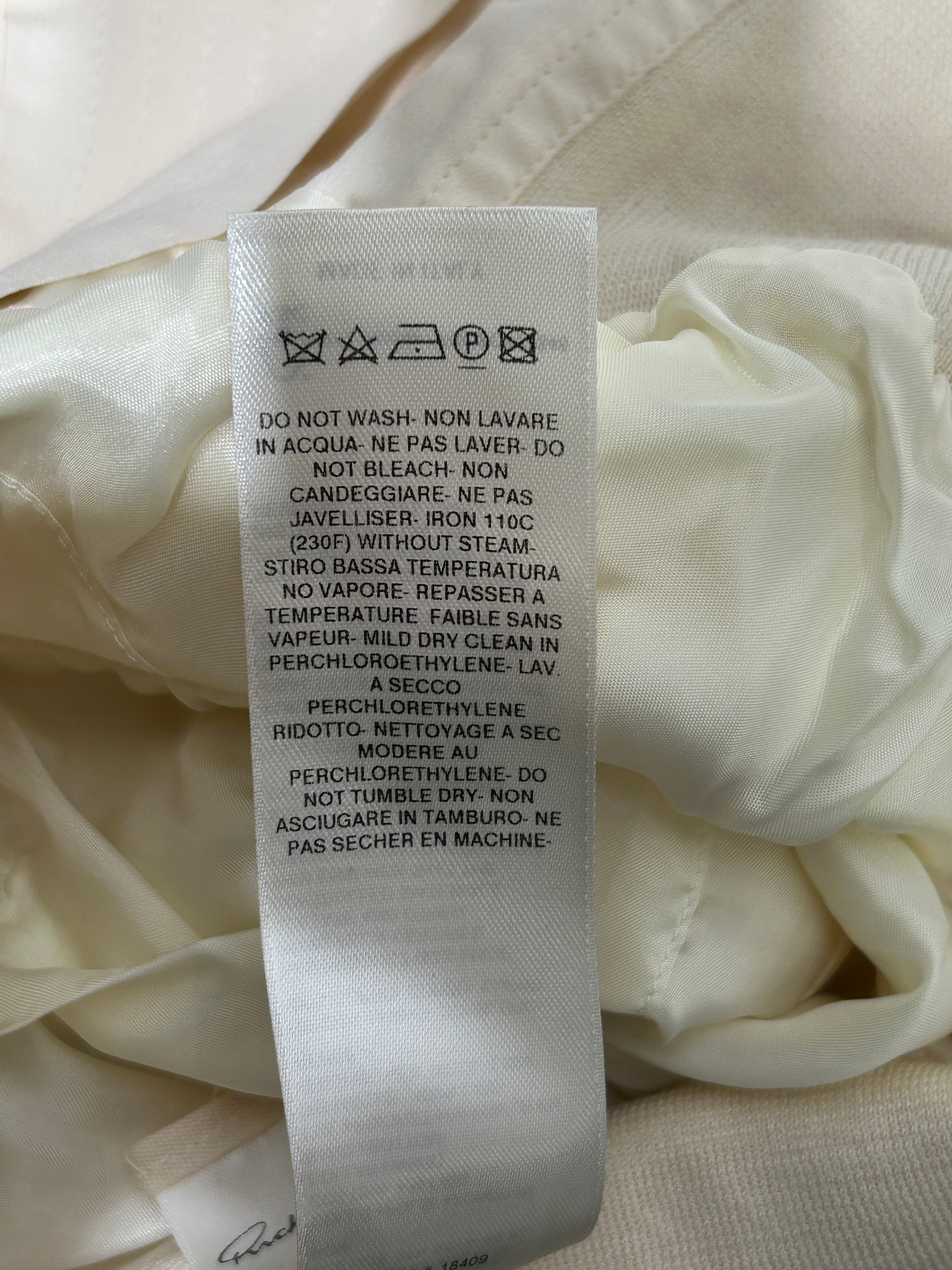 Rick Owens/Riders Jkt (S)/38/Silk/CRM/ view 4