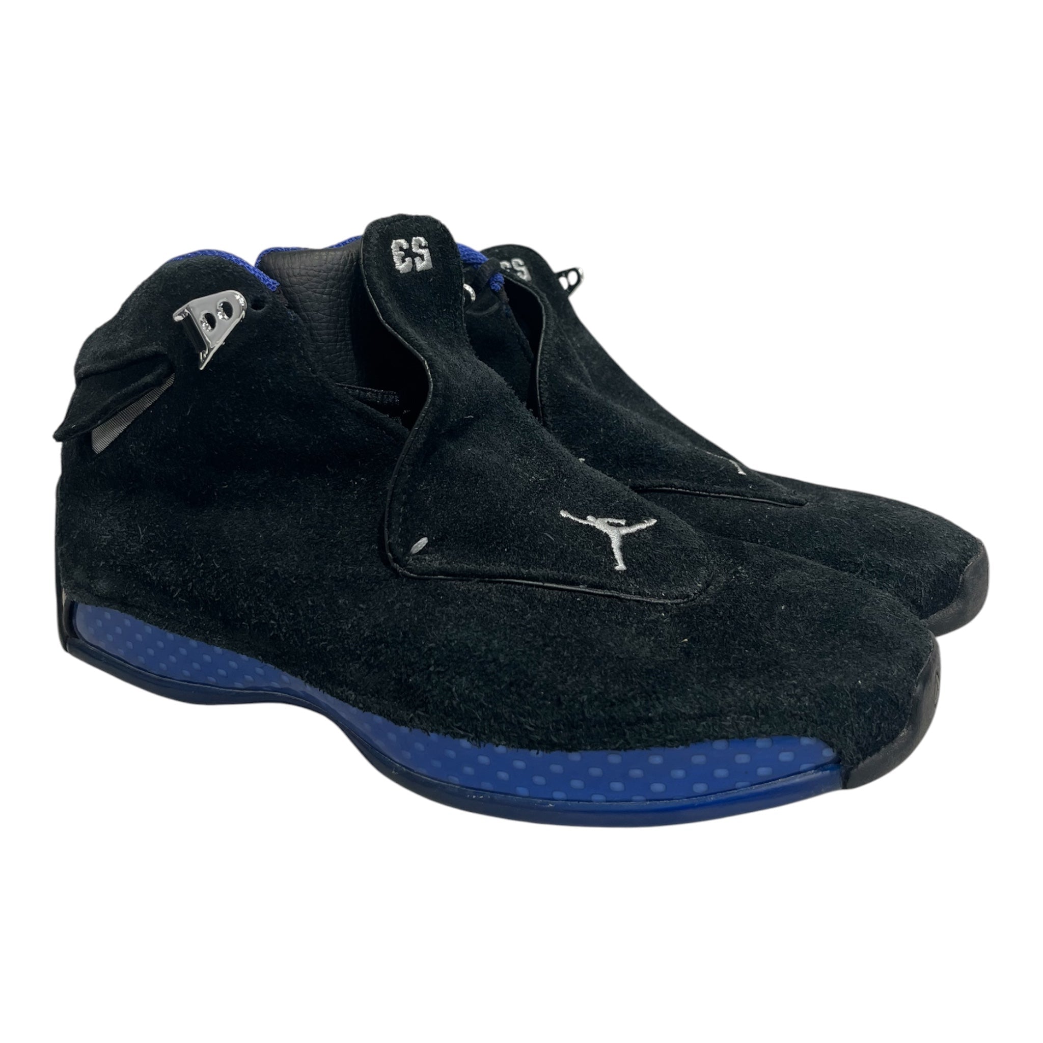 NIKE/AIR JORDAN 18 RETRO/Hi-Sneakers/US 10/Polyester/BLK/U-Tip/AA2494-007 view 1