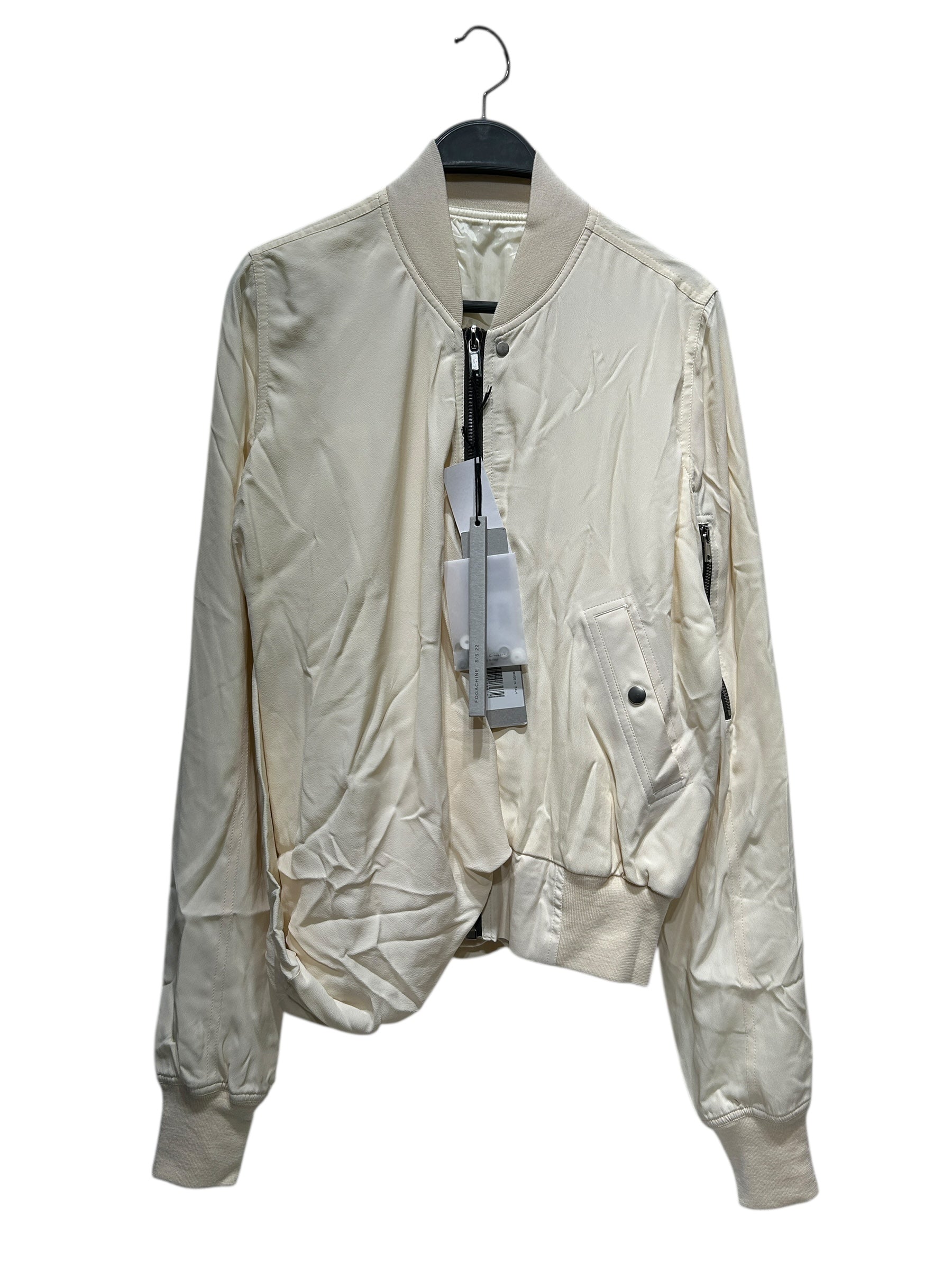 Rick Owens/Riders Jkt (S)/38/Silk/CRM/ view 1