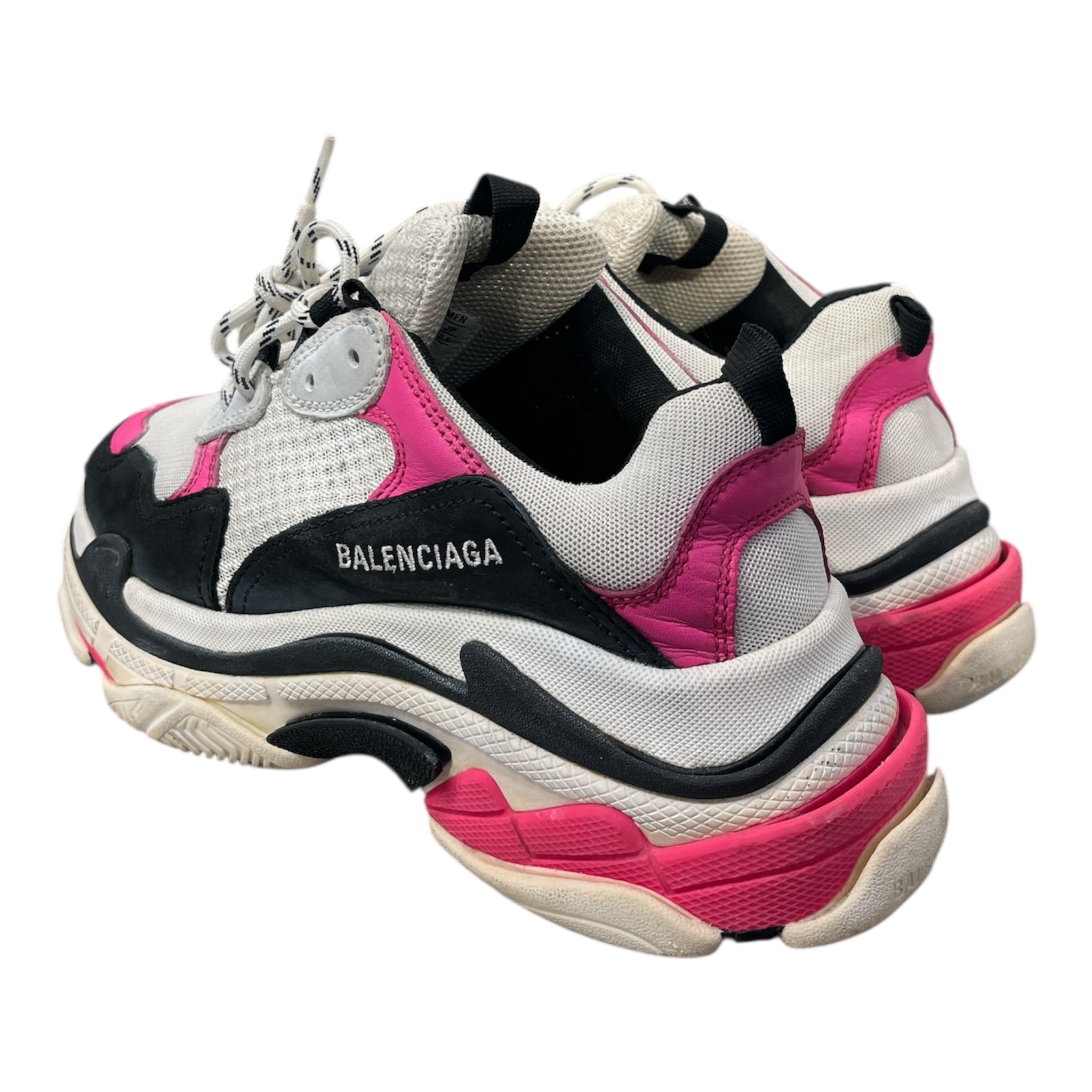 BALENCIAGA/Low-Sneakers/EU 40/Polyester/PNK/TRIPLE S view 2