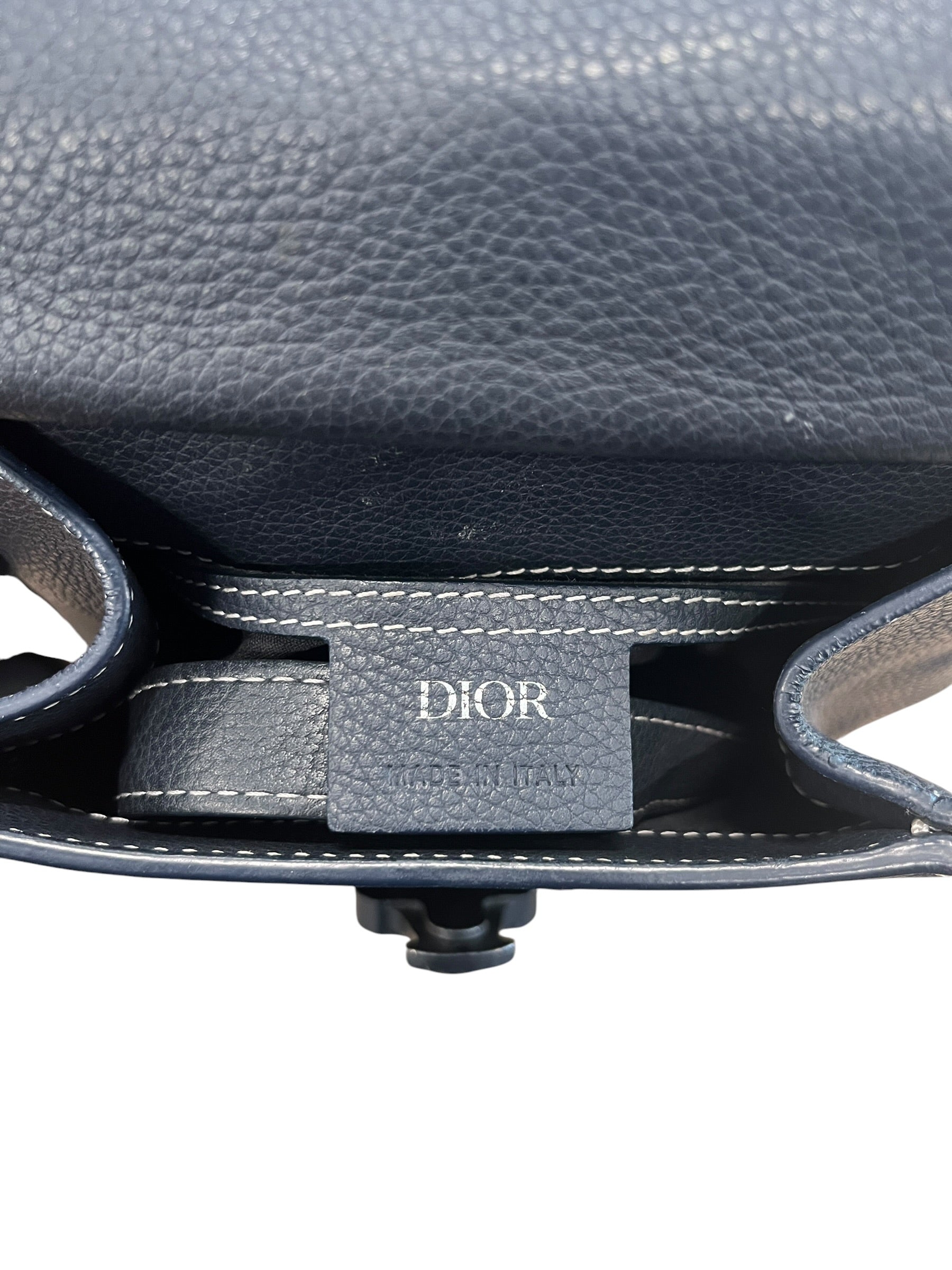 Christian Dior/Backpack/Leather/GRY/MINI DIOR BACKPACK view 3