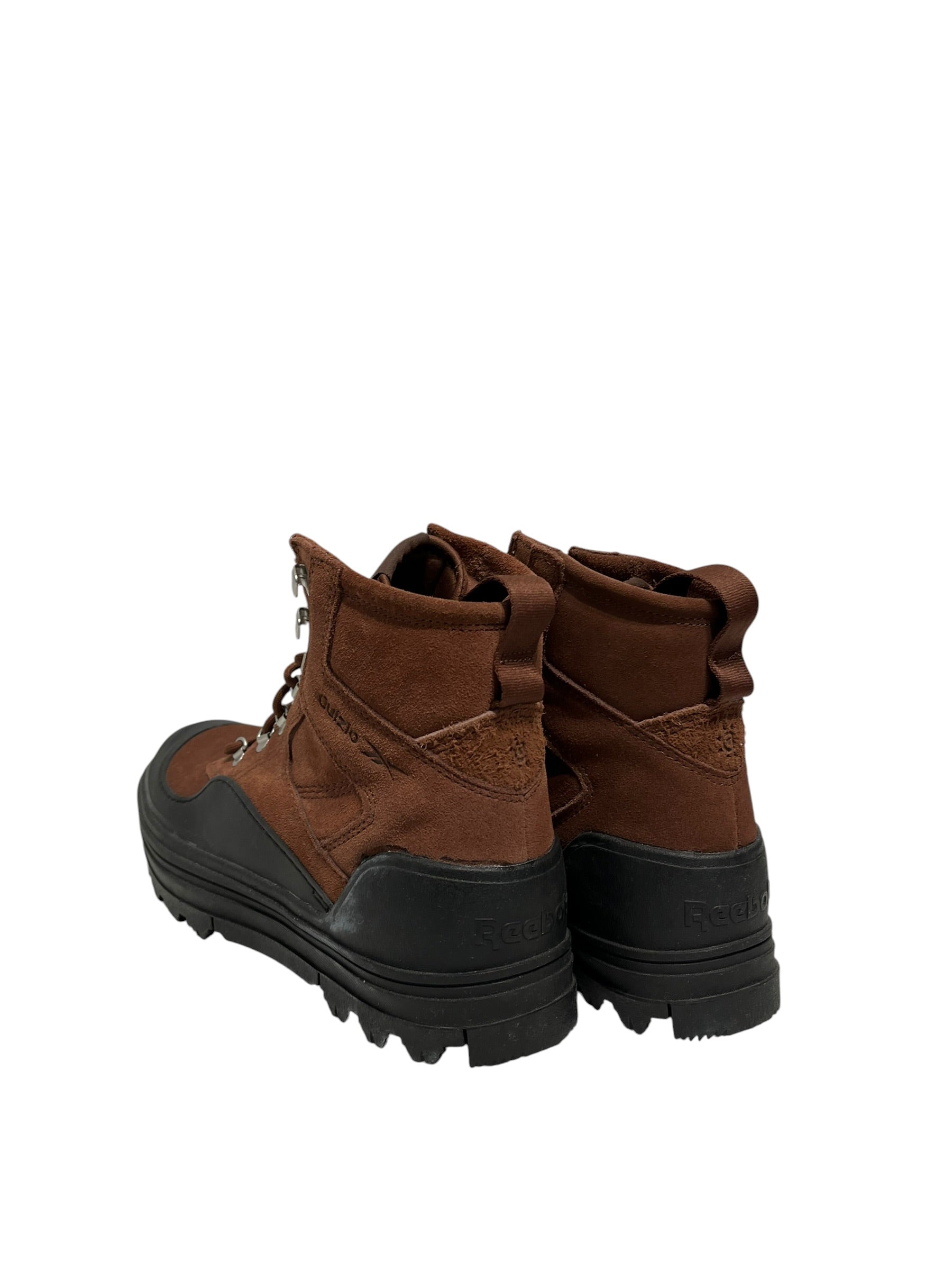 Reebok/Lace Up Boots/US 7.5/Suede/BRW/BLACK RUBBER SOLES/BROWN view 2